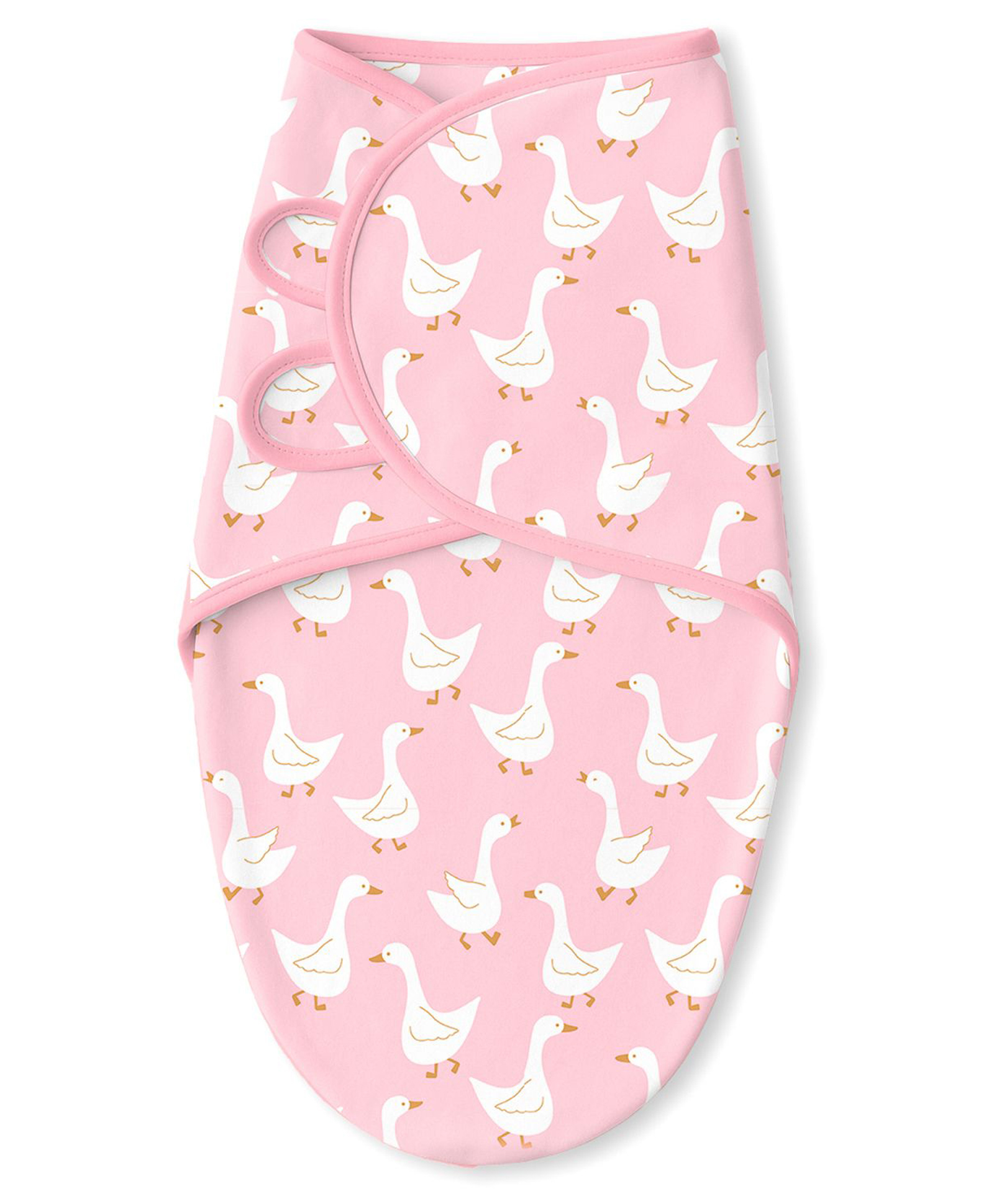 Tidy Sleep Baby Hug-Me U-Shape Wrapper for Newborns Pink Duck-image-25