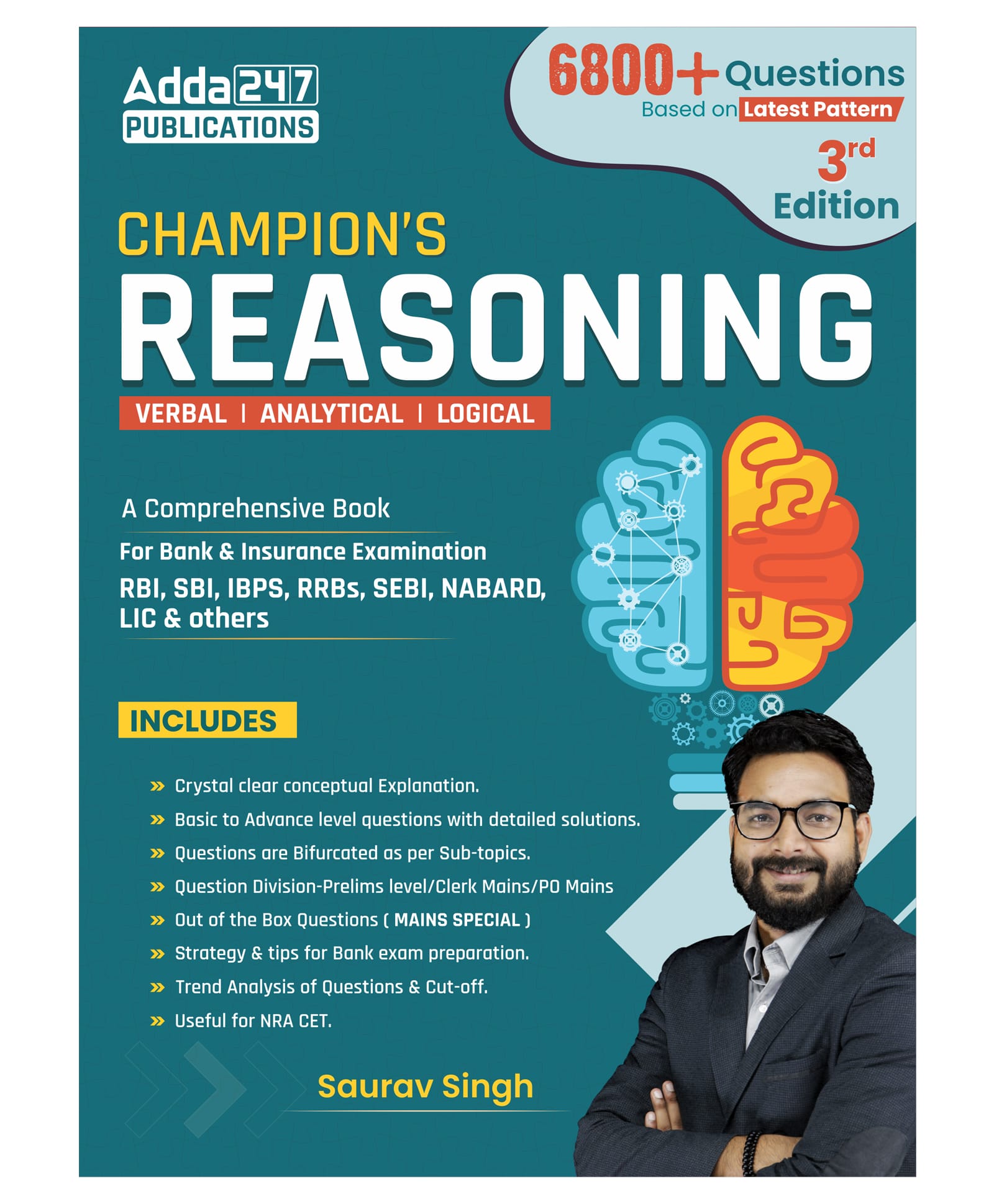 Champion's Reasoning Book 3.0 Book For RBI,SBI,IBPS,RRBs,NABARD,LIC,GIC,UIIC,OICL,NIACL & Other Banking and Insurance Exams by Saurav Singh _English Printed Edition-image-11