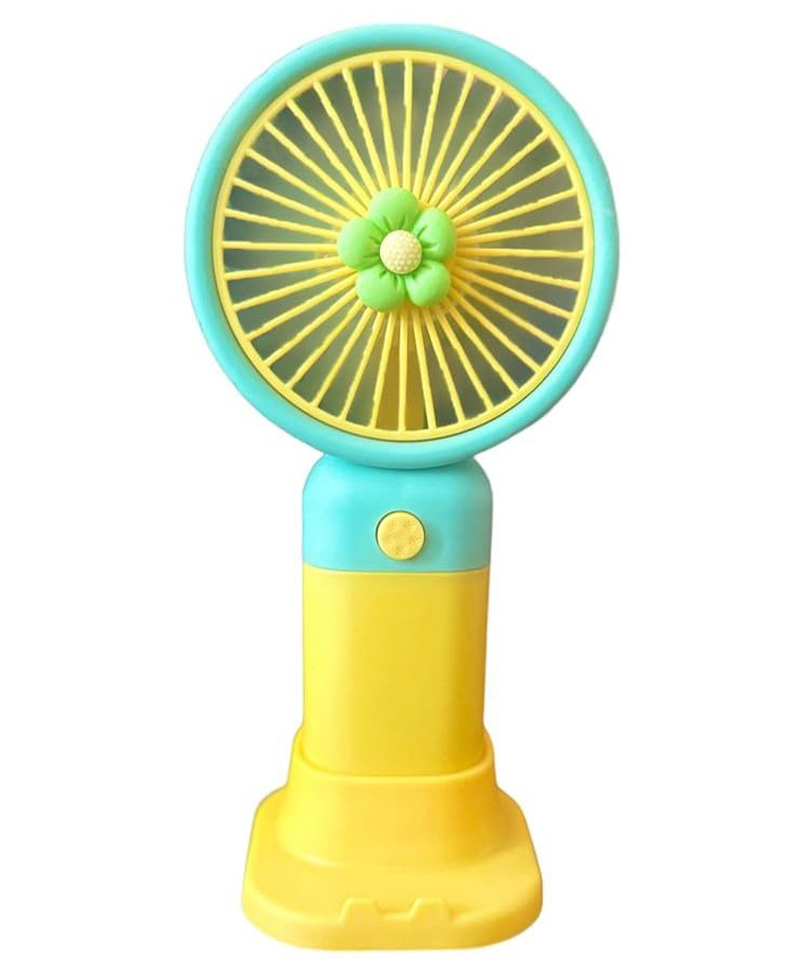 New Pinch Mini USB Portable Handled Fan - 3 Speed Adjustable Fan USB Rechargeable, Quiet Operation, Battery Life, Ideal for Camping, Hiking, Office, Kitchen and Makeup- PACK OF 1- COLOR MAY VARY-image-3