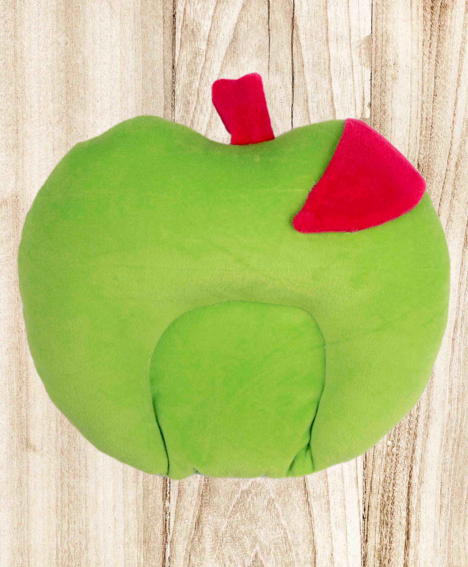 Mittenbooty mustard seed or Rai Pillow Apple Shaped in Velvet Fabric-Green-picture-14