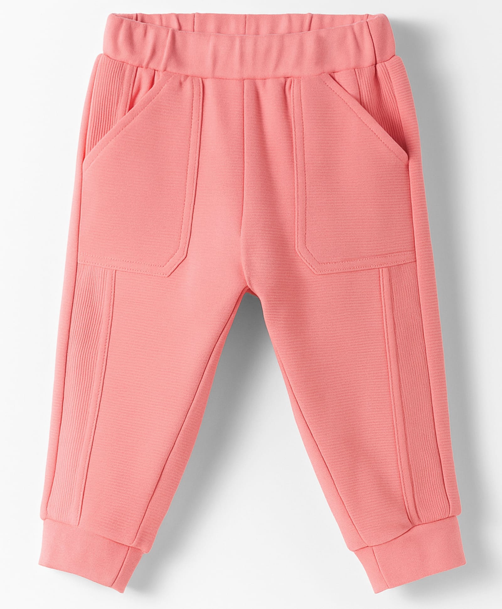 Zero Interlock Knit Full Length Solid Lounge Pant - Pink-picture-29