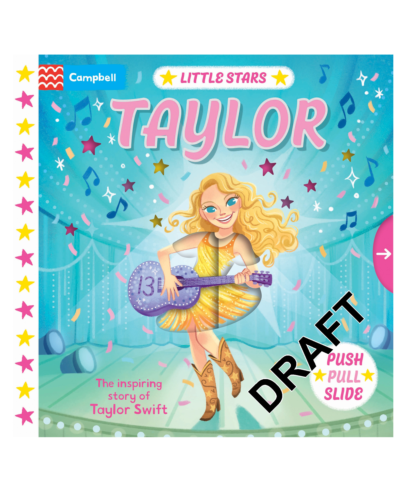 Little Stars: Taylor Push Pull & Slide Board Book by Mariana Avila Lagunes - English-image-33