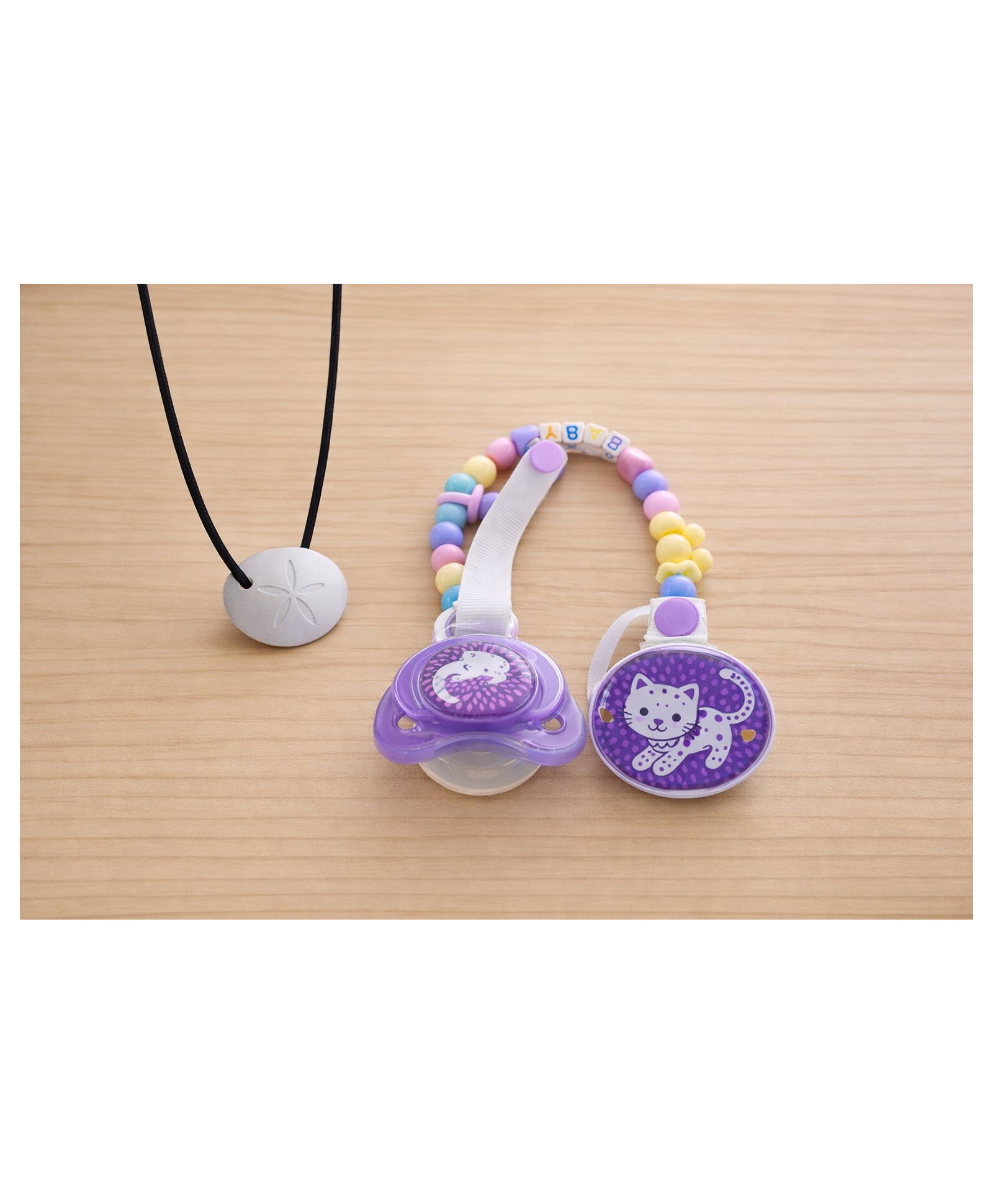 Badal Kidz presents Tilsmi Moti & BPA Free Pacifier With clip- Grey-picture-18