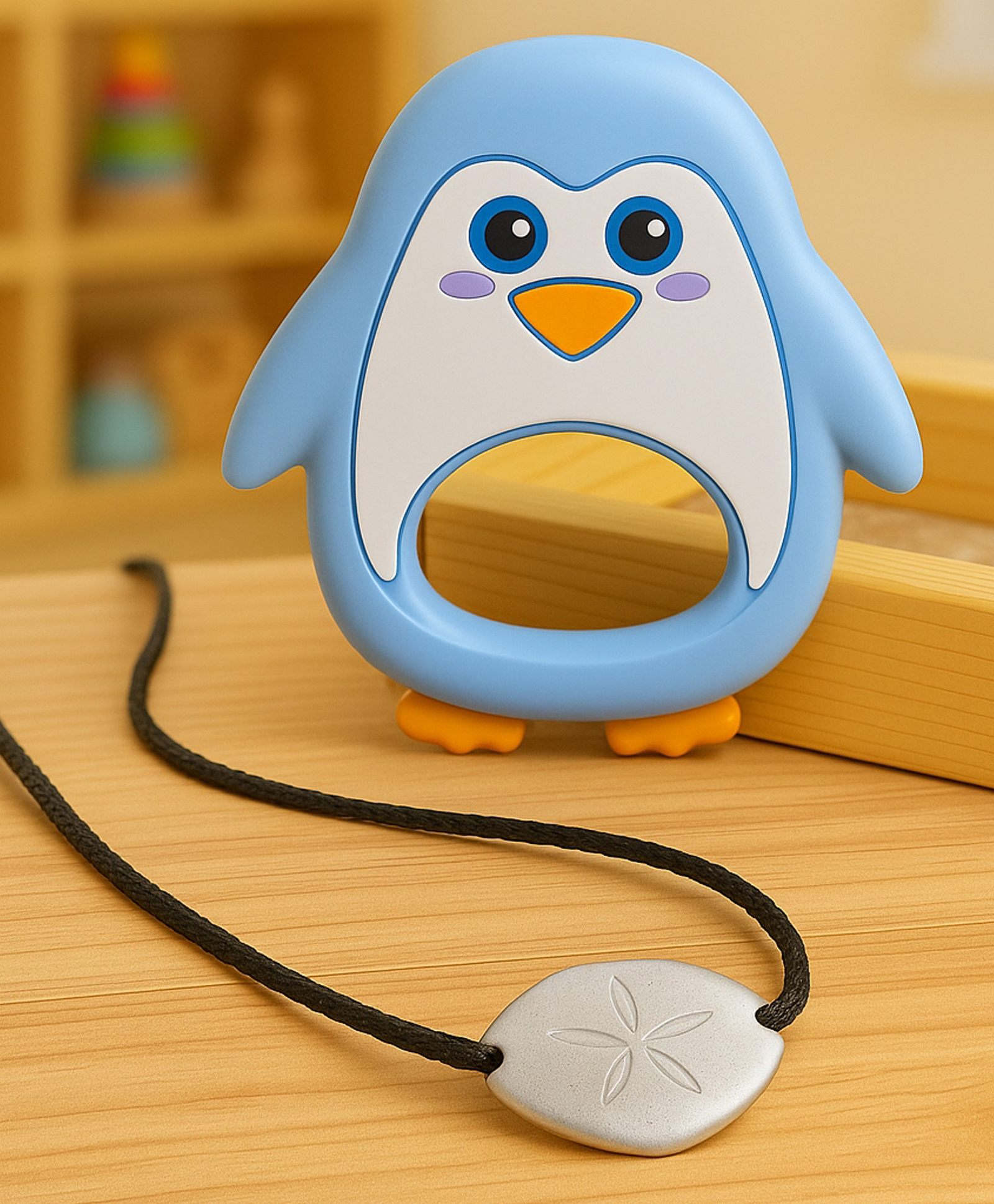 Badal Kidz presents Tilsmi Moti & BPA Free Silicone Teether- Blue-picture-23