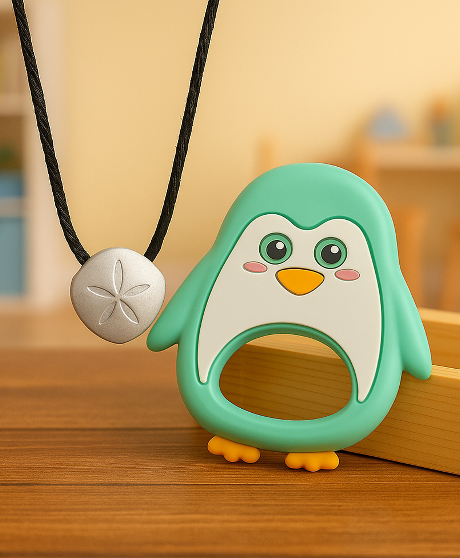 Badal Kidz presents Tilsmi Moti & BPA Free Silicone Teether- Green-picture-22