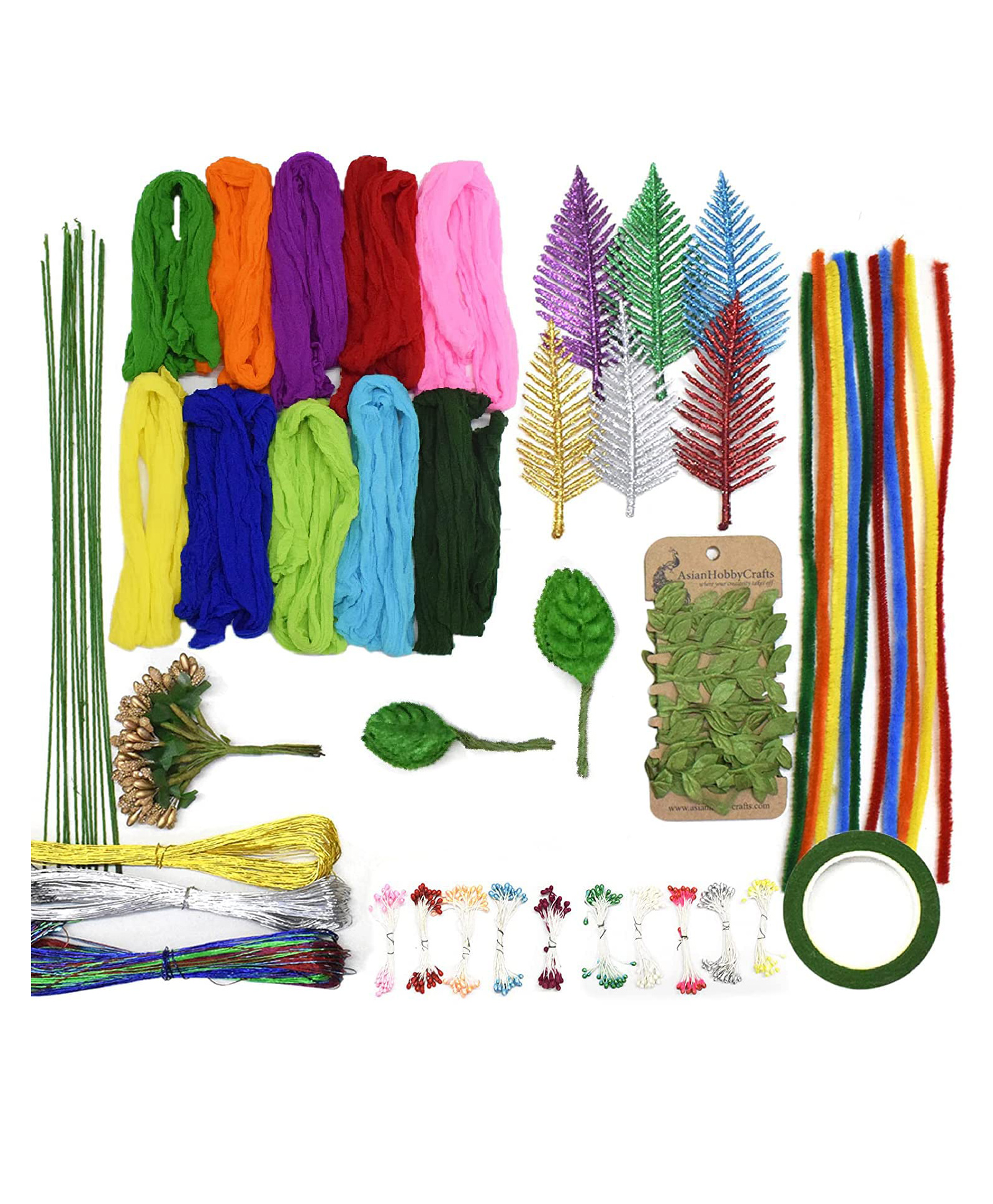 Asian Hobby Crafts Stocking Flower Making Kit-picture-13