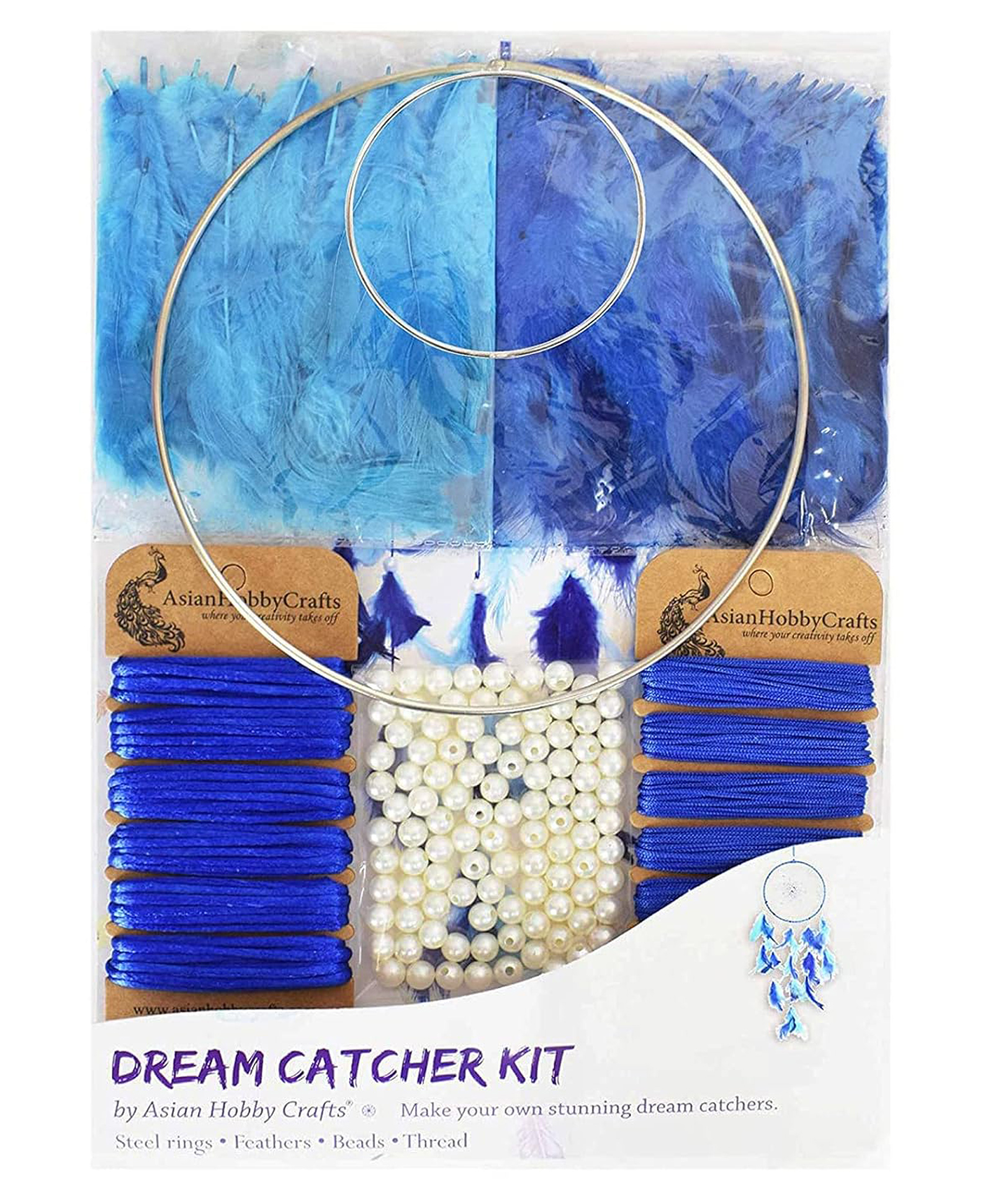 Asian Hobby Crafts DIY Dream Catcher Kit - Nano B-image-7