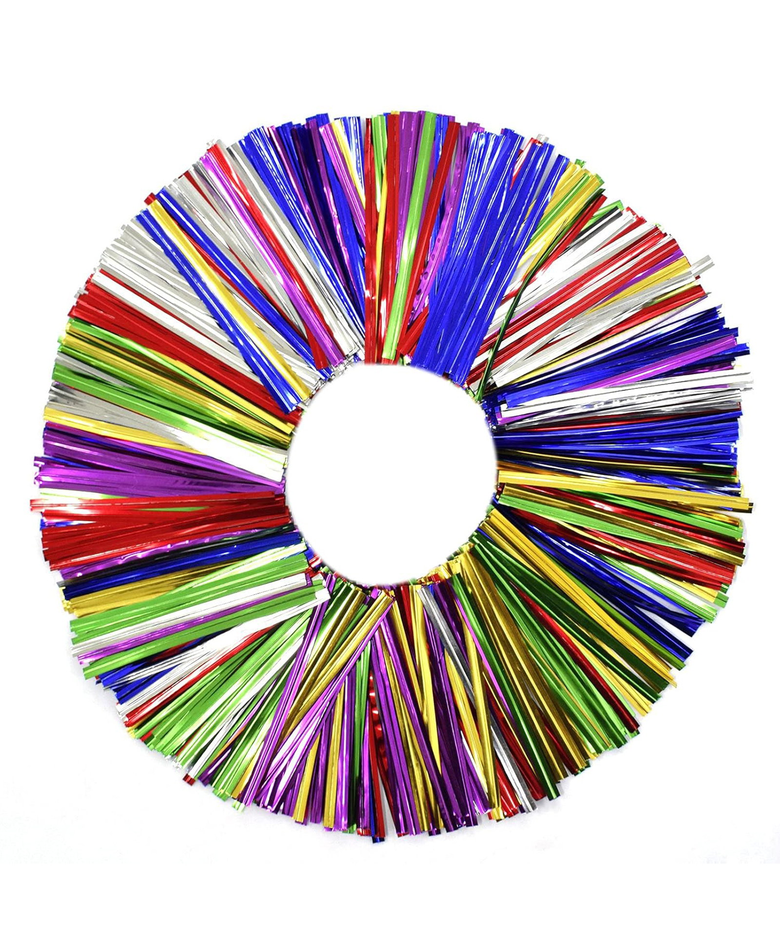 Asian Hobby Crafts Metallic Twist Tie Wire- Multicolor: Assorted - 600pcs, Length -8cm Approx-image-36