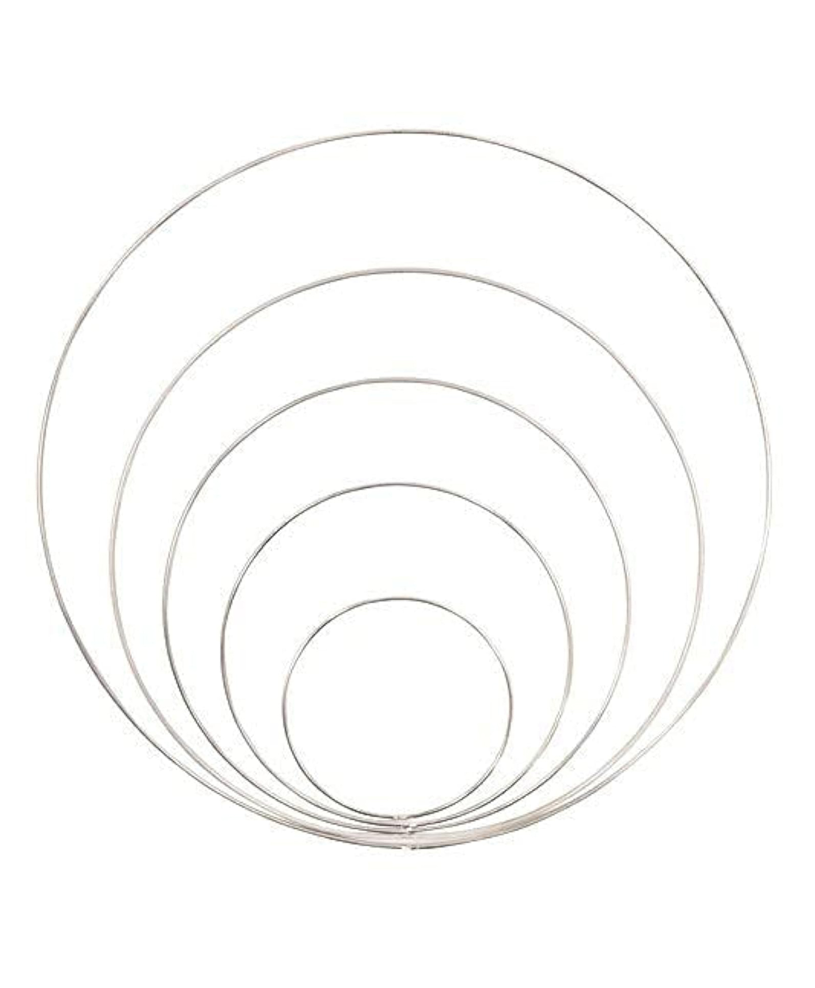 Asian Hobby Crafts Metal Craft Hoop Rings- Set of 5 (Size : 4, 6, 8, 10, 12 inch)-picture-20