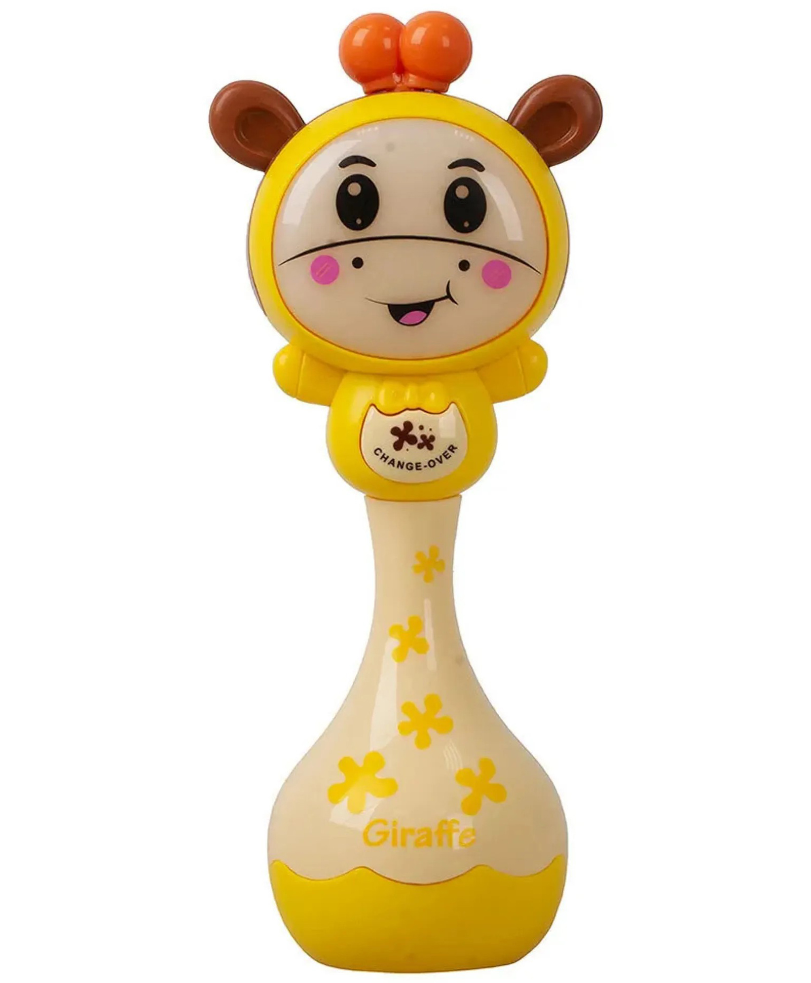 AKN TOYS Cute Giraffe Shaker Rattle Toys For Kids And Baby Electric Giraffe Stick Rattle with Soothing Rattling Sound- PACK OF 1 - ( COLOR MAY VARY )-picture-34