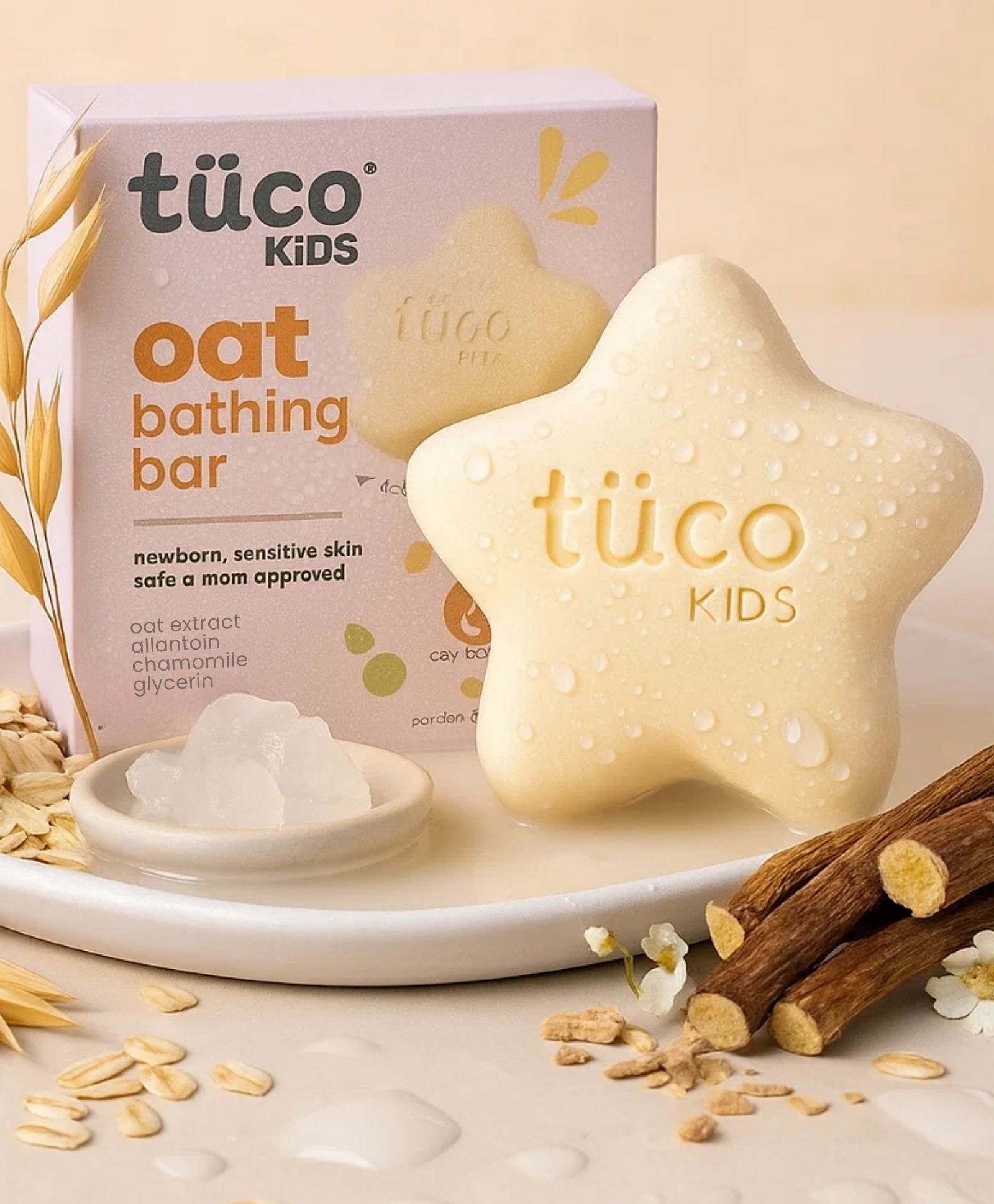 Tuco Kids Oat Bathing Bar - Soap-Free, pH 5.5, Amoeba-Shaped for Easy Grip - 1 x 75 g-picture-26
