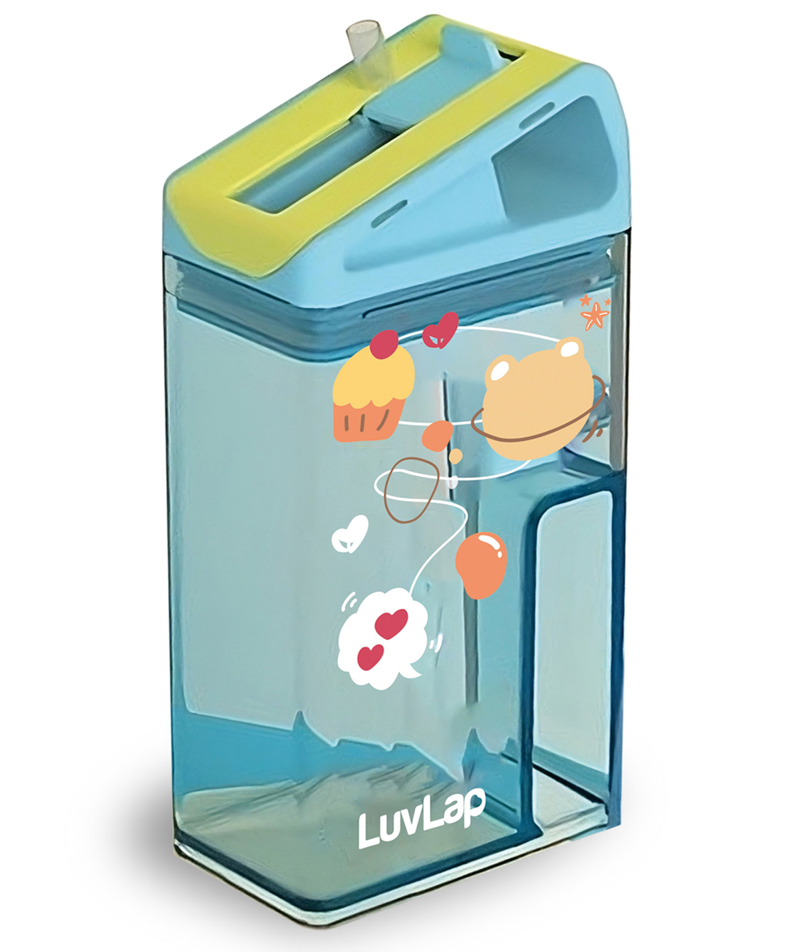 Luv Lap Aqua Baby Sipper Touch Flow Leak-Proof Silicone Straw & Drop Resistant Blue - 240 ml-image-8