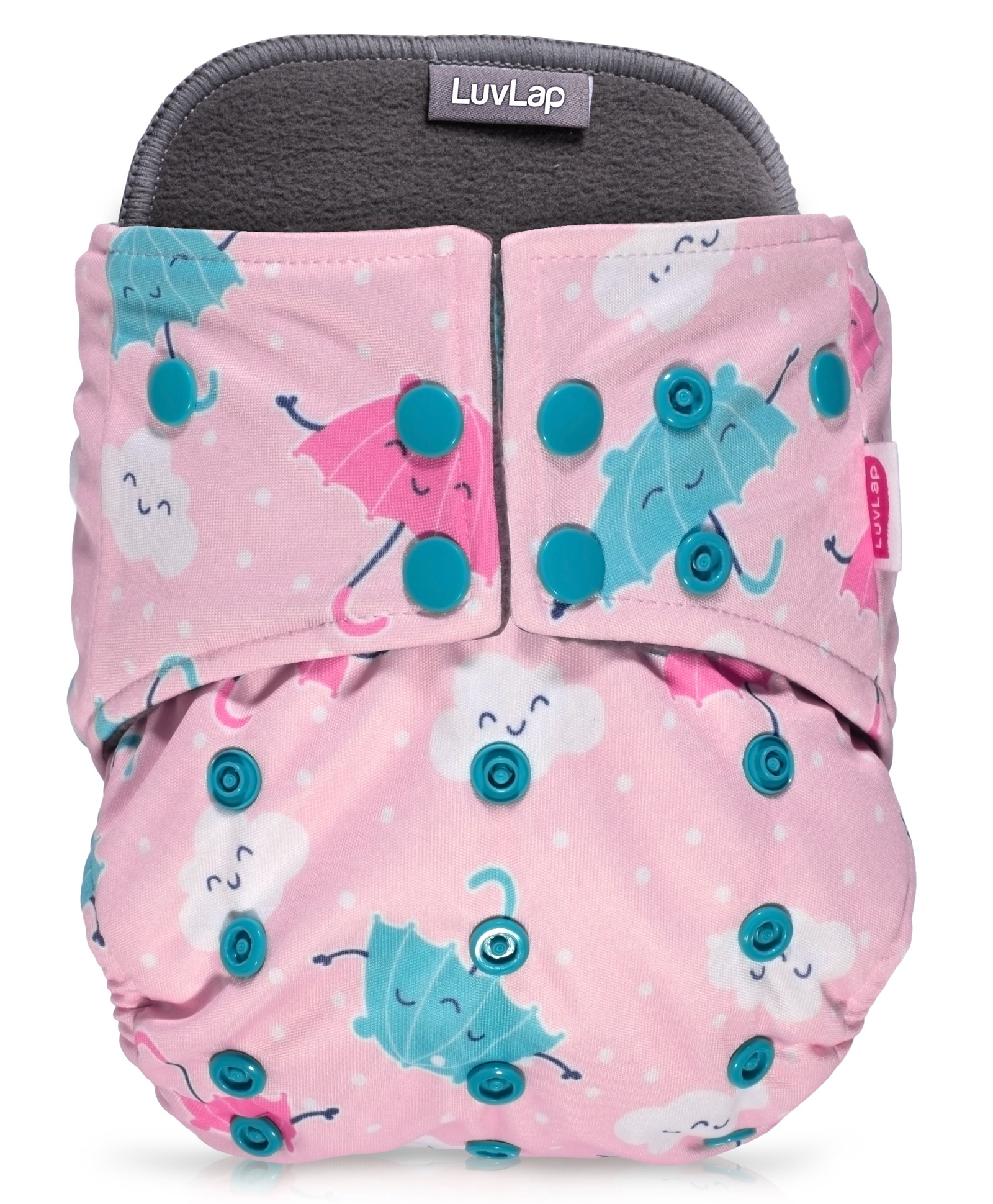 LuvLap Reusable Baby Cloth Diaper With Absorbent Insert - Multicolor-picture-32