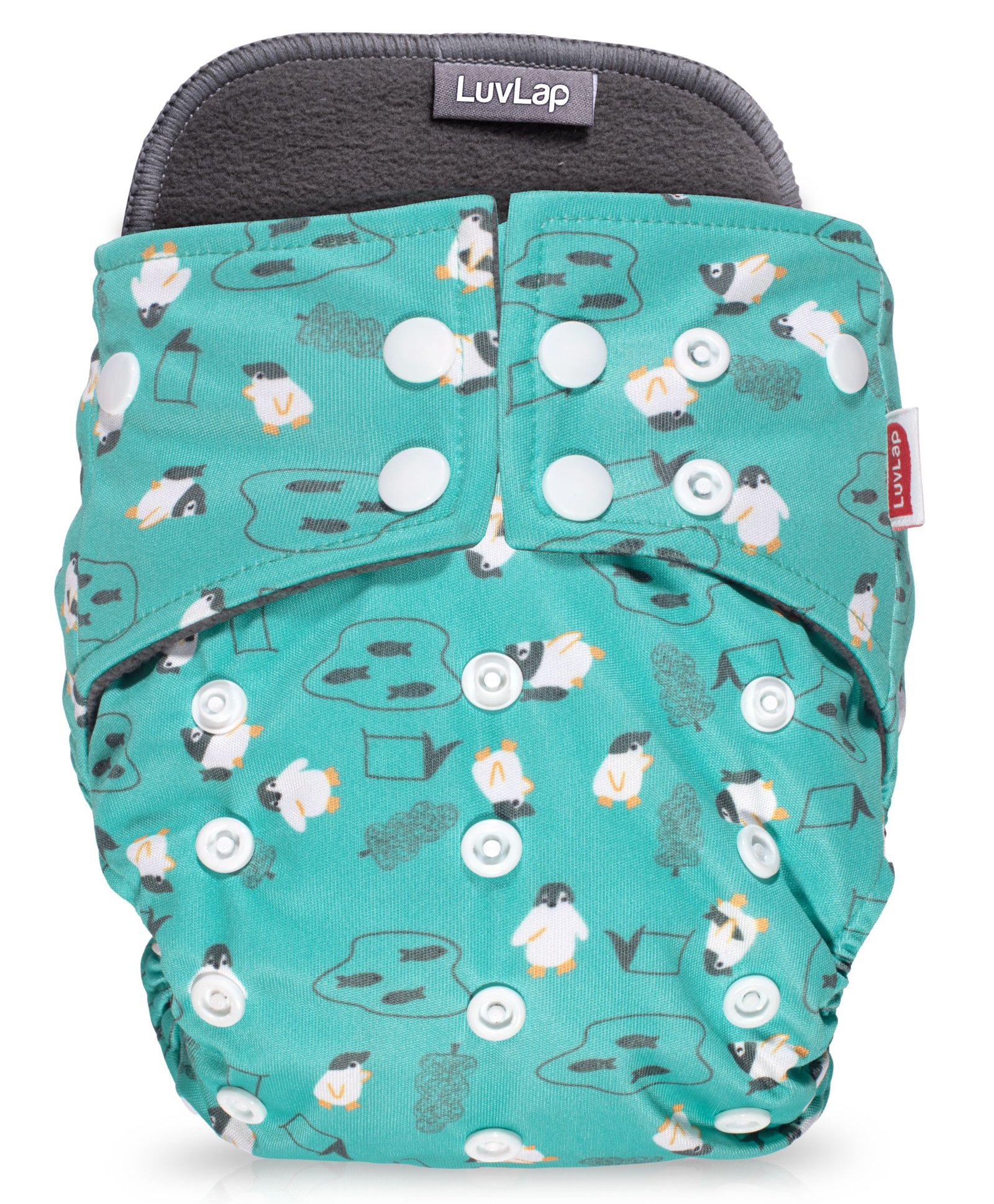 LuvLap Reusable Baby Cloth Diaper With Absorbent Insert - Multicolor-picture-33