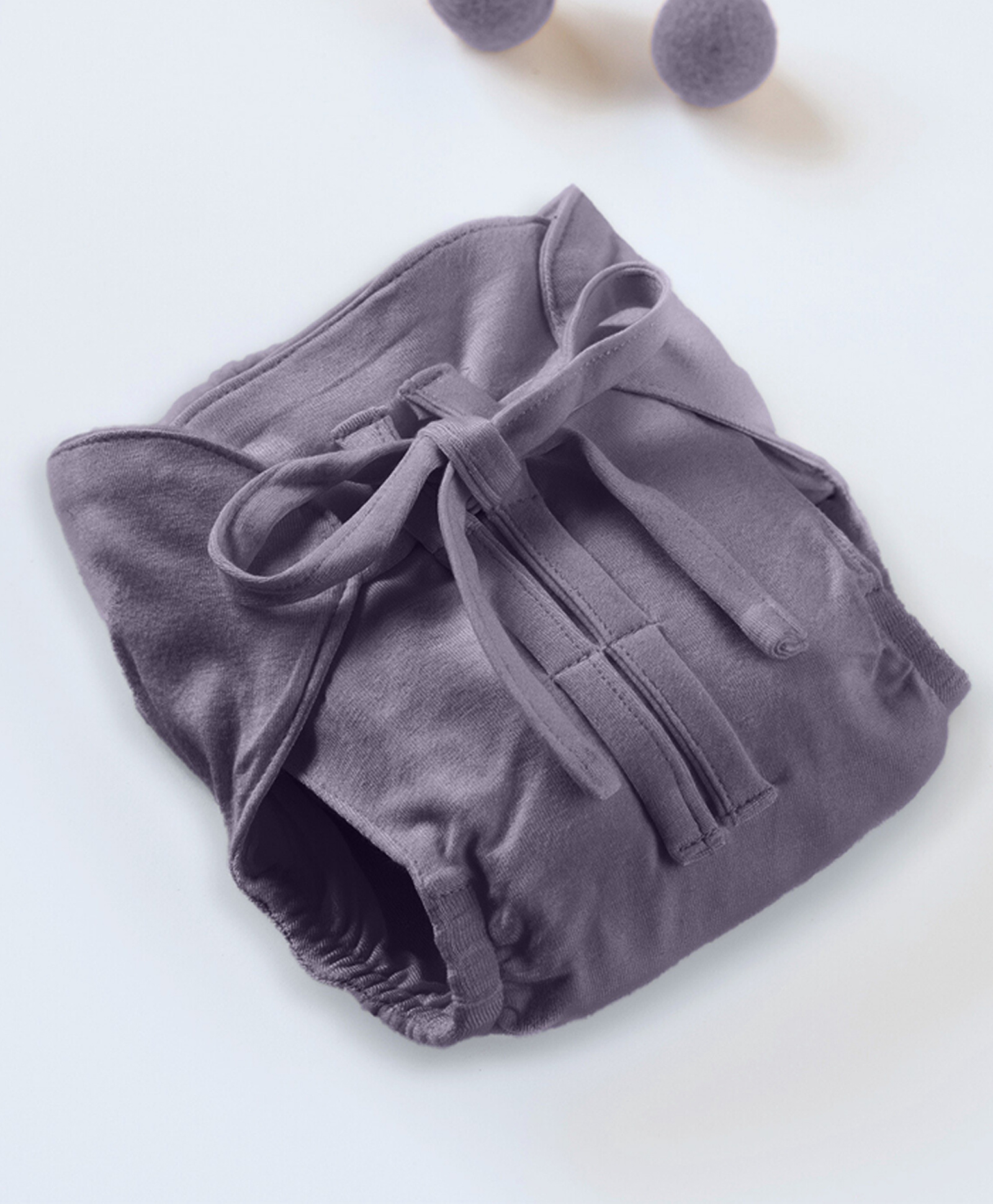Cocoon Care Bamboo Cotton Knit Nappy Purple-image-31