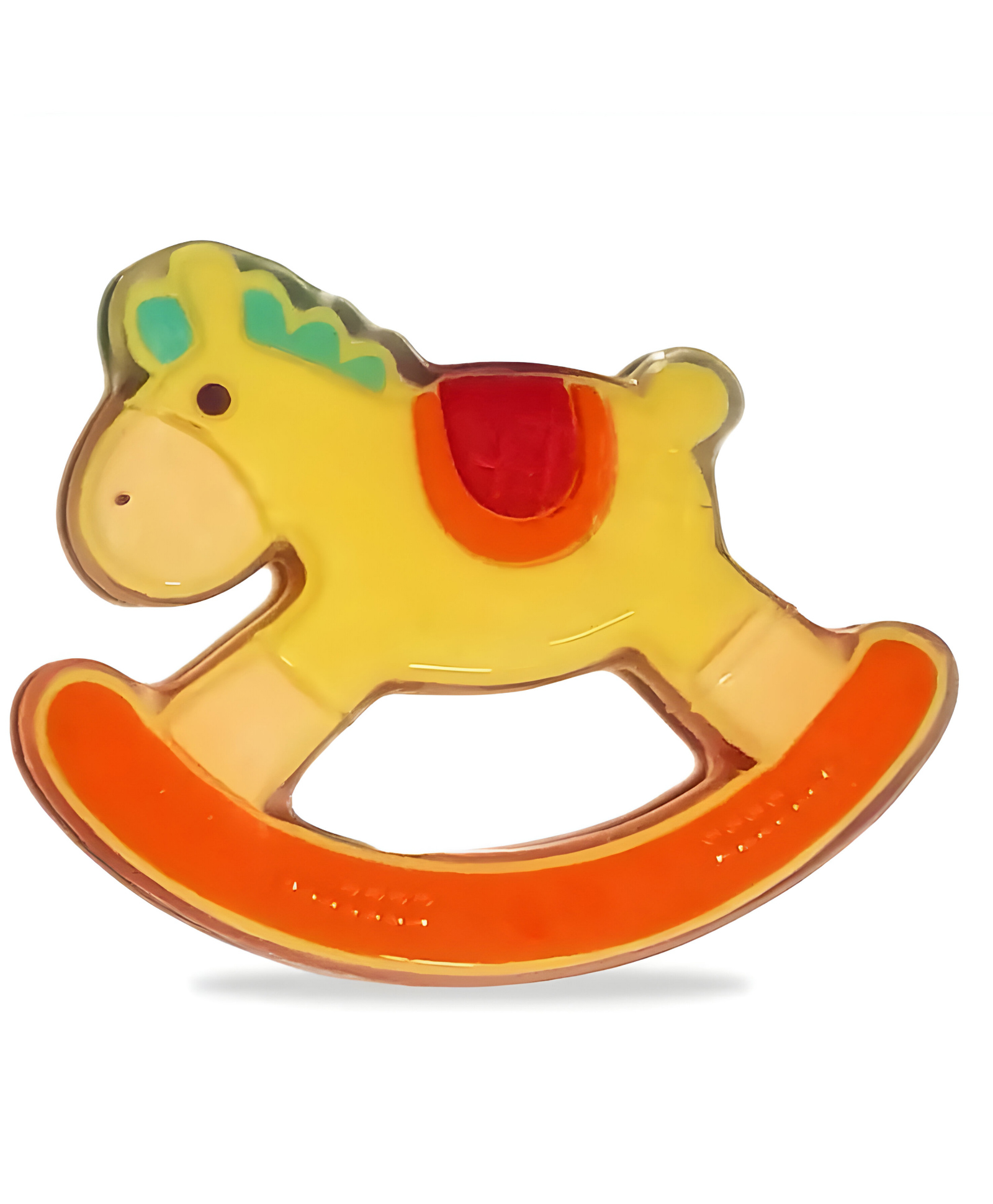 COZY VIBES Baby Silicone Lightweight Horse Shape Teether for Infant, 100% Food Grade Silicone, Easy Grip, 3 Months+ -PACK OF 1 - YELLOW-image-38
