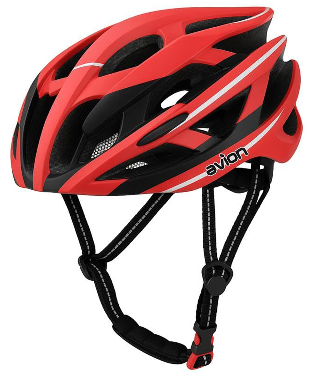 Jaspo Avion Skating & Cycling Helmet for Adults & Teens (Age 13+), Polycarbonate Material, EPS Foam, Universal Fit for All (5862 cm) |Ventilated Helmet for Men & Women (Red & Black)-image-36