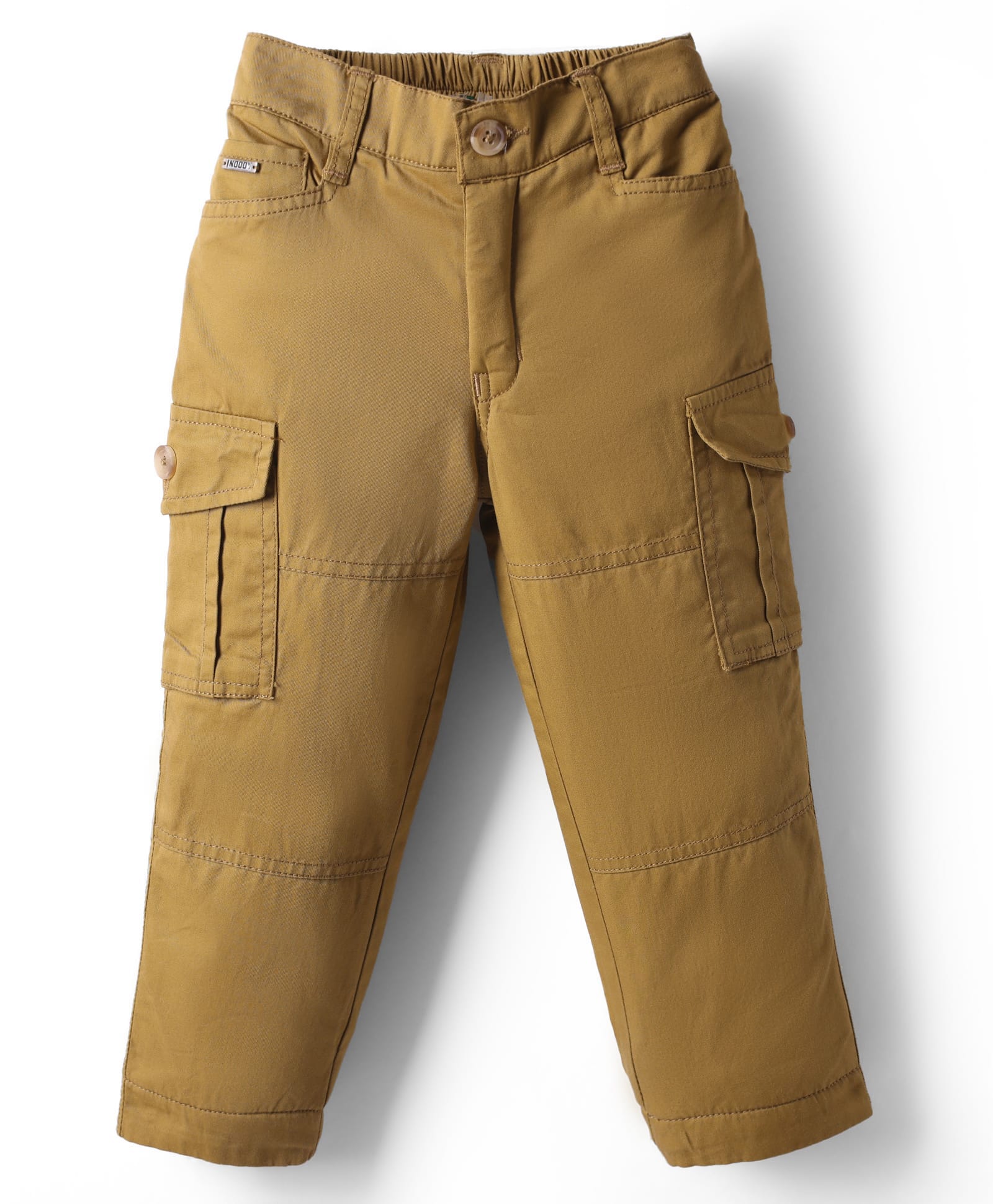 Noddy Solid Anti Pilling Detailed Pant - Khaki-picture-18