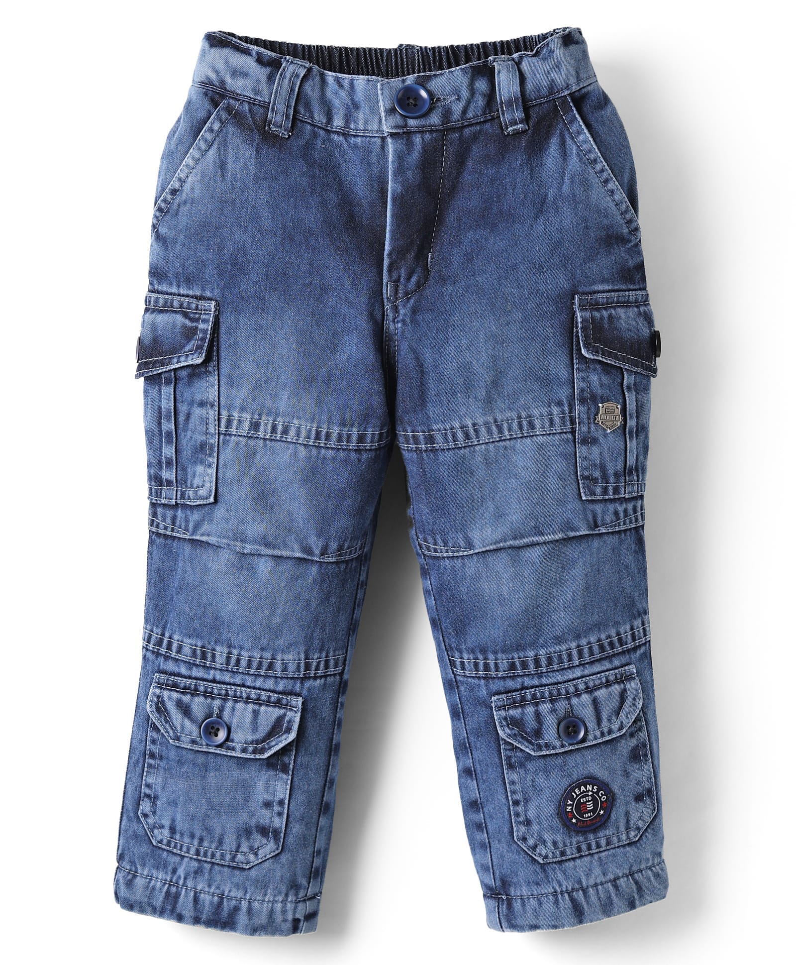 Noddy Mild Washed Anti Pilling Detailed Jeans - Stone-picture-17