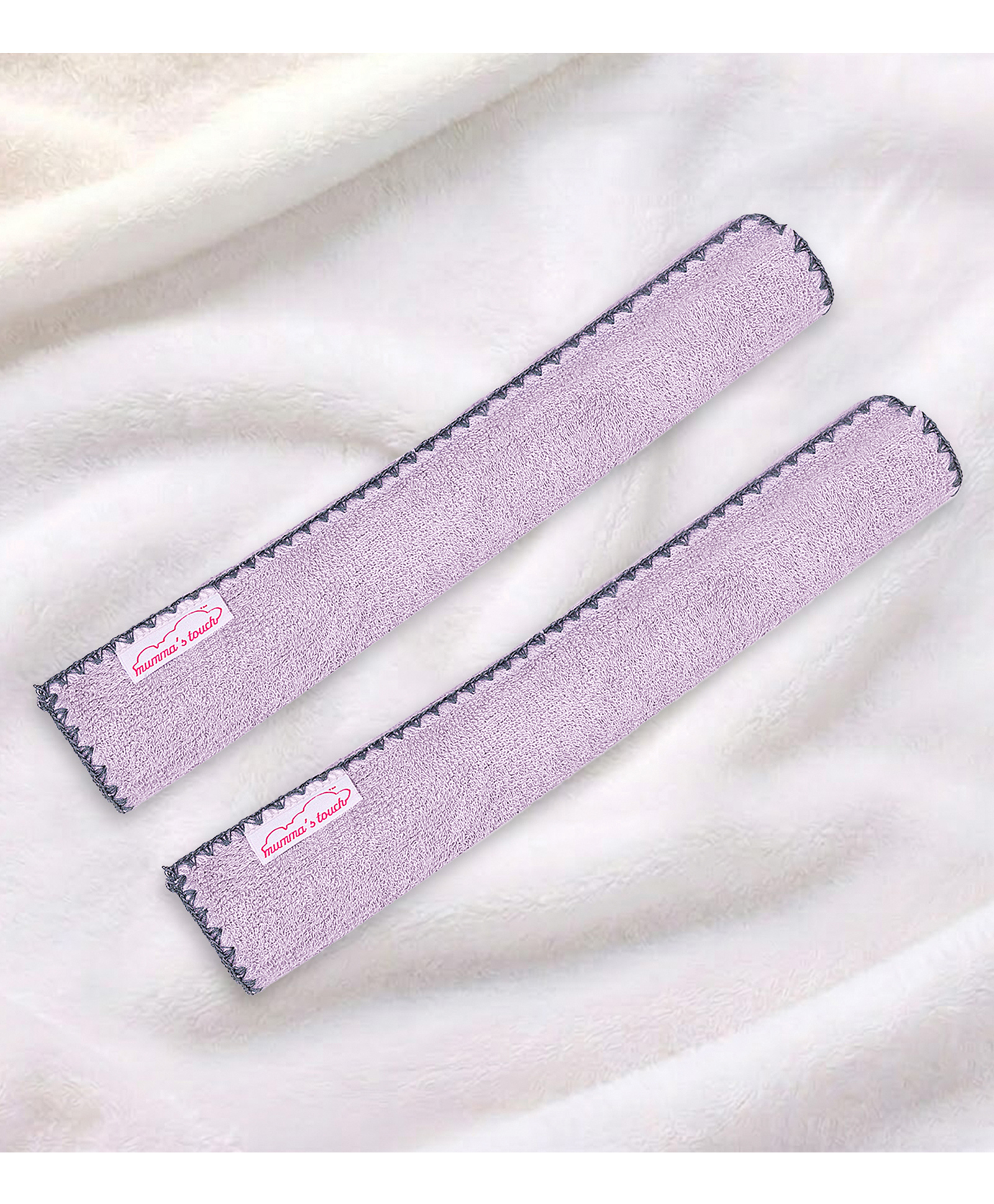 Mumma's Touch Organic Bamboo Woven Pack Of 2 Solid Sponging Towels - Magenta-image-22