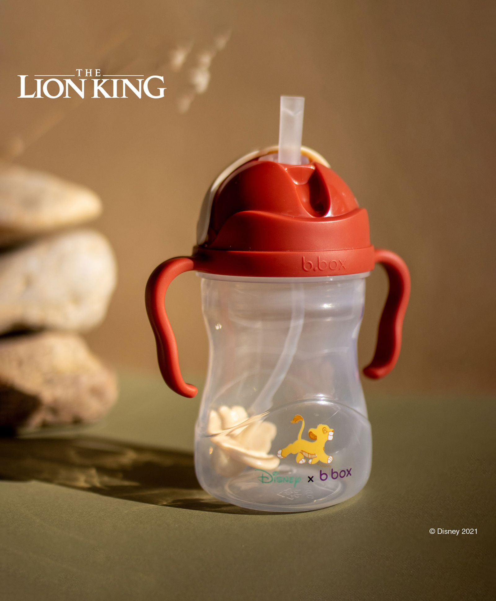 b.box Disney Sippy Cup - Lion King Sipper for babies, 240ml, Leak-Proof with Weighted Straw, BPA-Free - Multicolor (6m+)-image-33