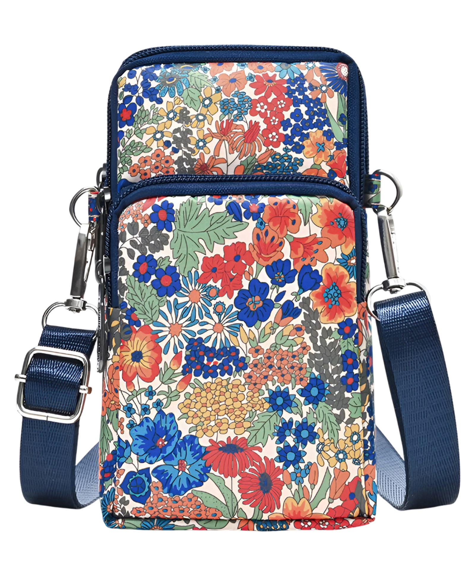 SYGA Women Floral Mobile Crossbody Bag Lightweight Vertical Shoulder Pouch for Women (Multicolor)-image-30