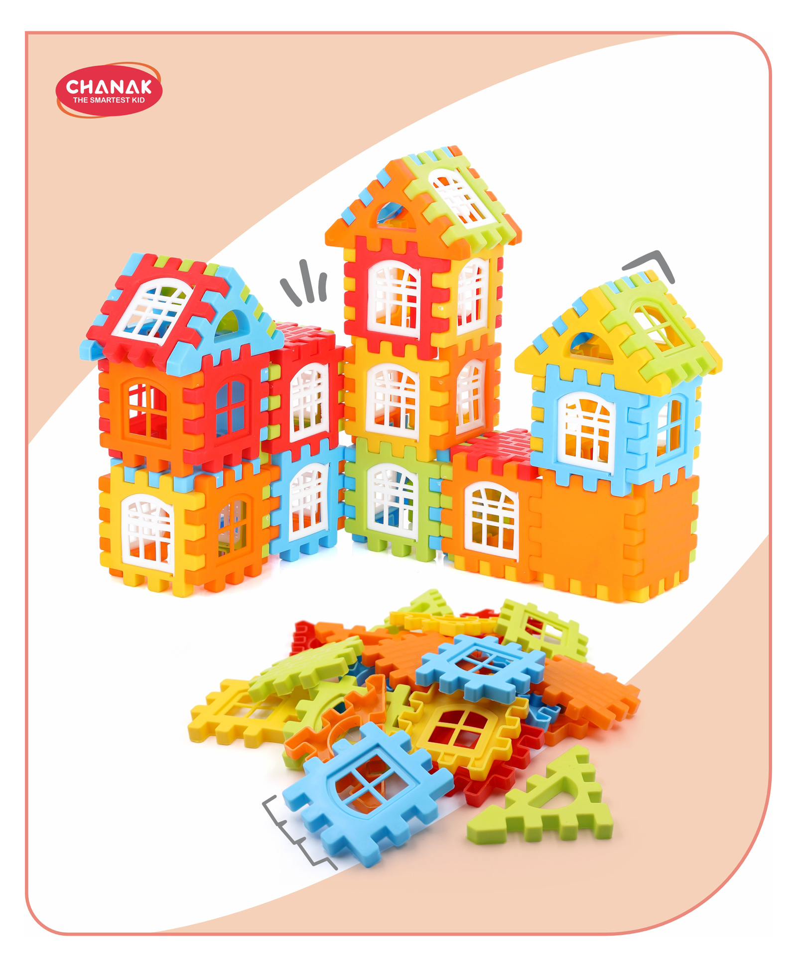 Aditi Toys Little Architect Building Blocks Game - 90 Pieces-image-22