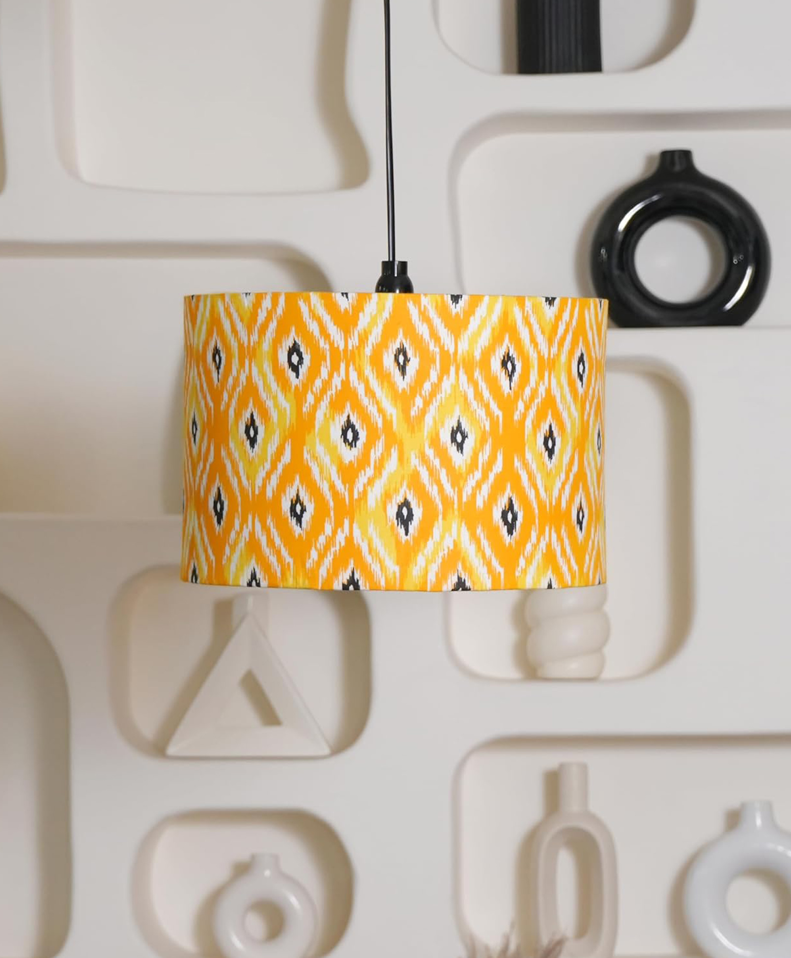Crosscut Furniture Lampshade Printed Series of 12 Inch dia and B22 type holder (Sunflower)