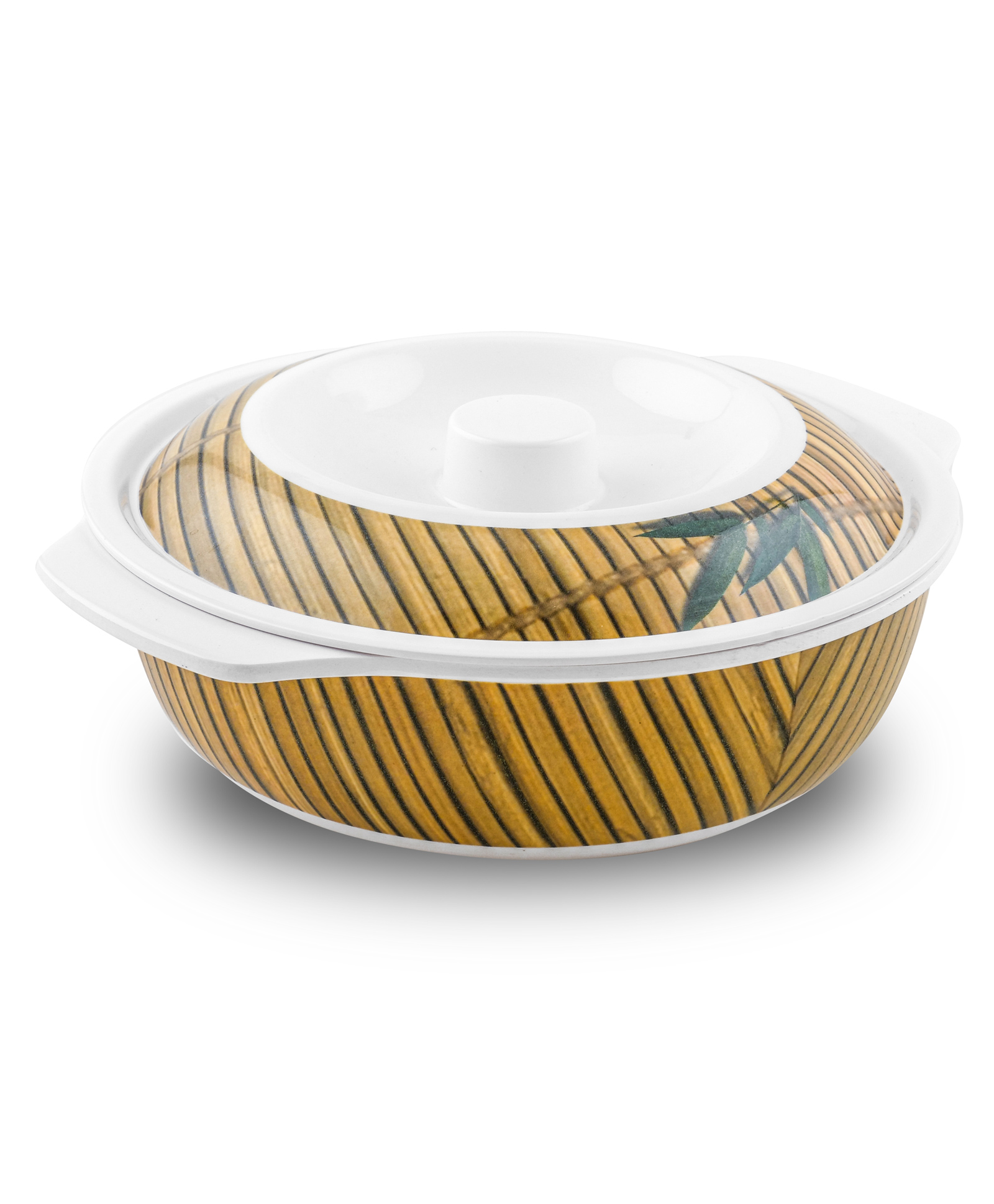 Superware Melamine Casserole with lid 6.5 inch - Bamboo-picture-15