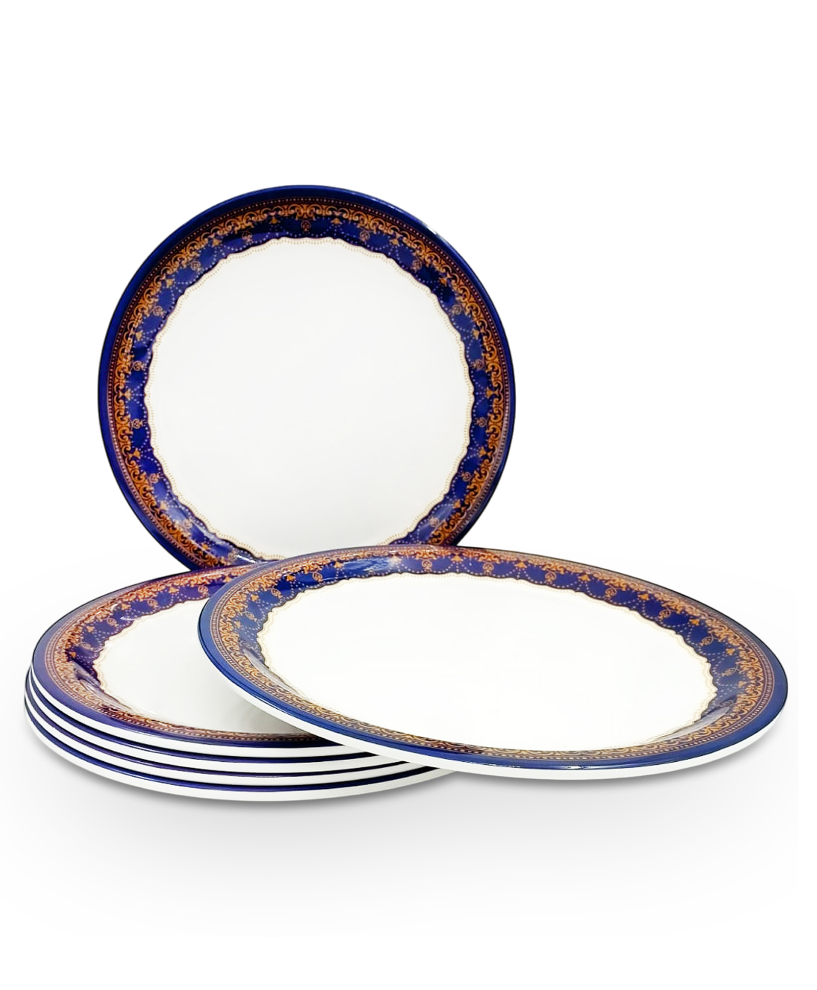 Superware Melamine Dinner Plate Set 11 inch- BLUE PREMA (P6161) (Set Of 6)-image-39