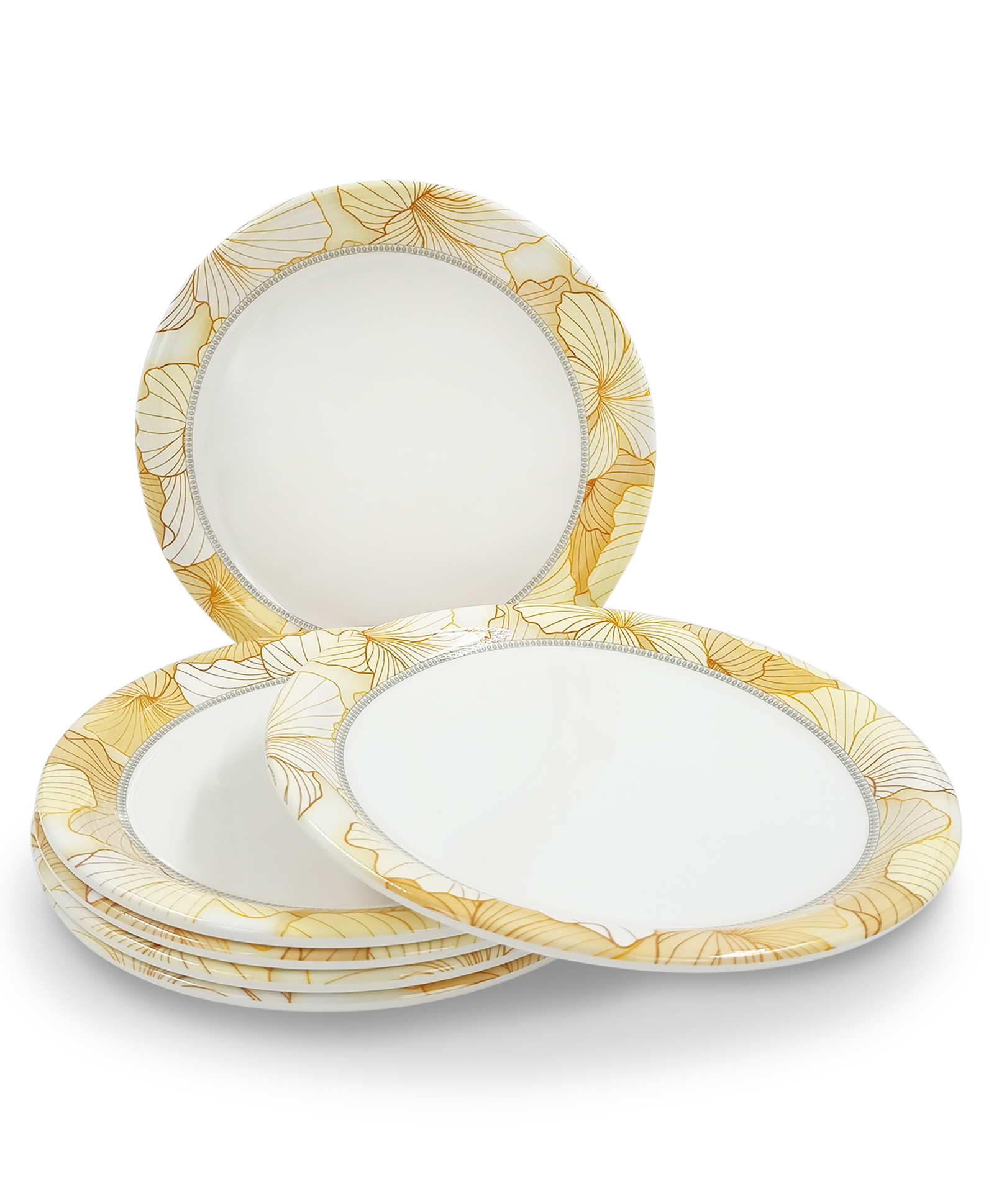 Superware Melamine Dinner Plate Set 11 inch - FLORE (P6161) (Set Of 6)-picture-0