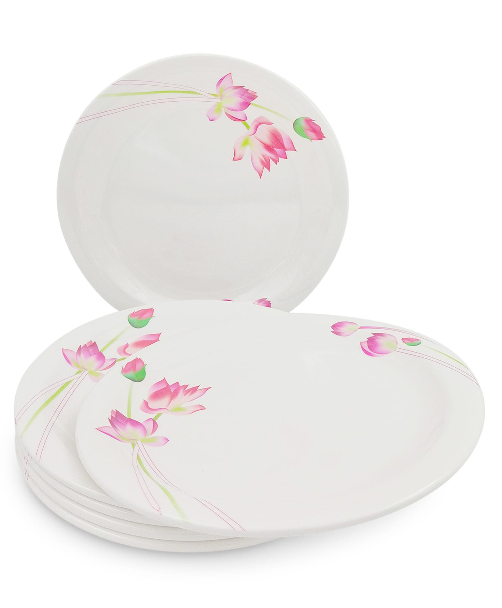 Superware Melamine Dinner Plate Set 11 inch - SWEETY TULIP (P6161) (Set Of 6)-image-33