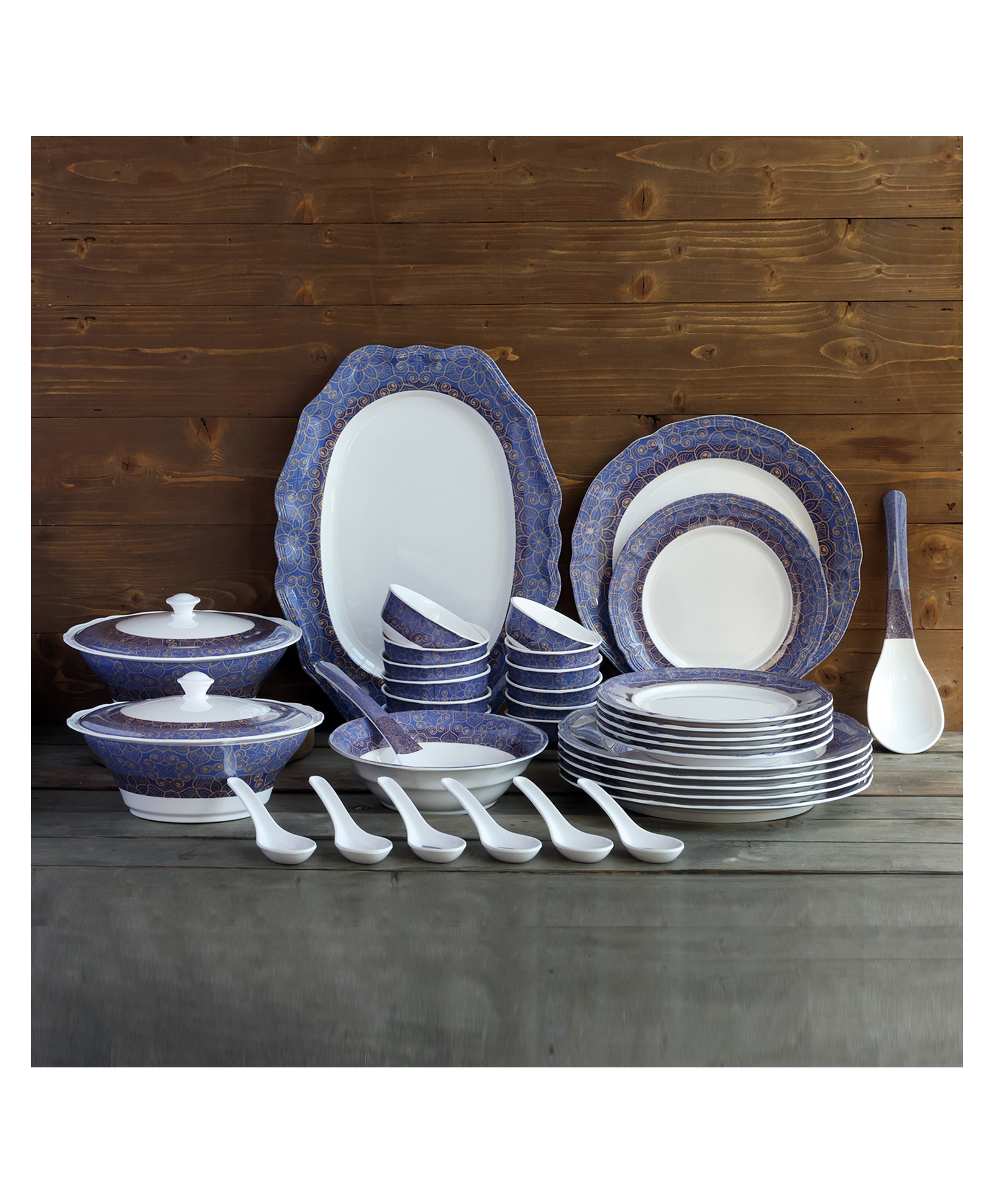 Superware Melamine 38 Dinner Set - Gardenia Finezza-image-42