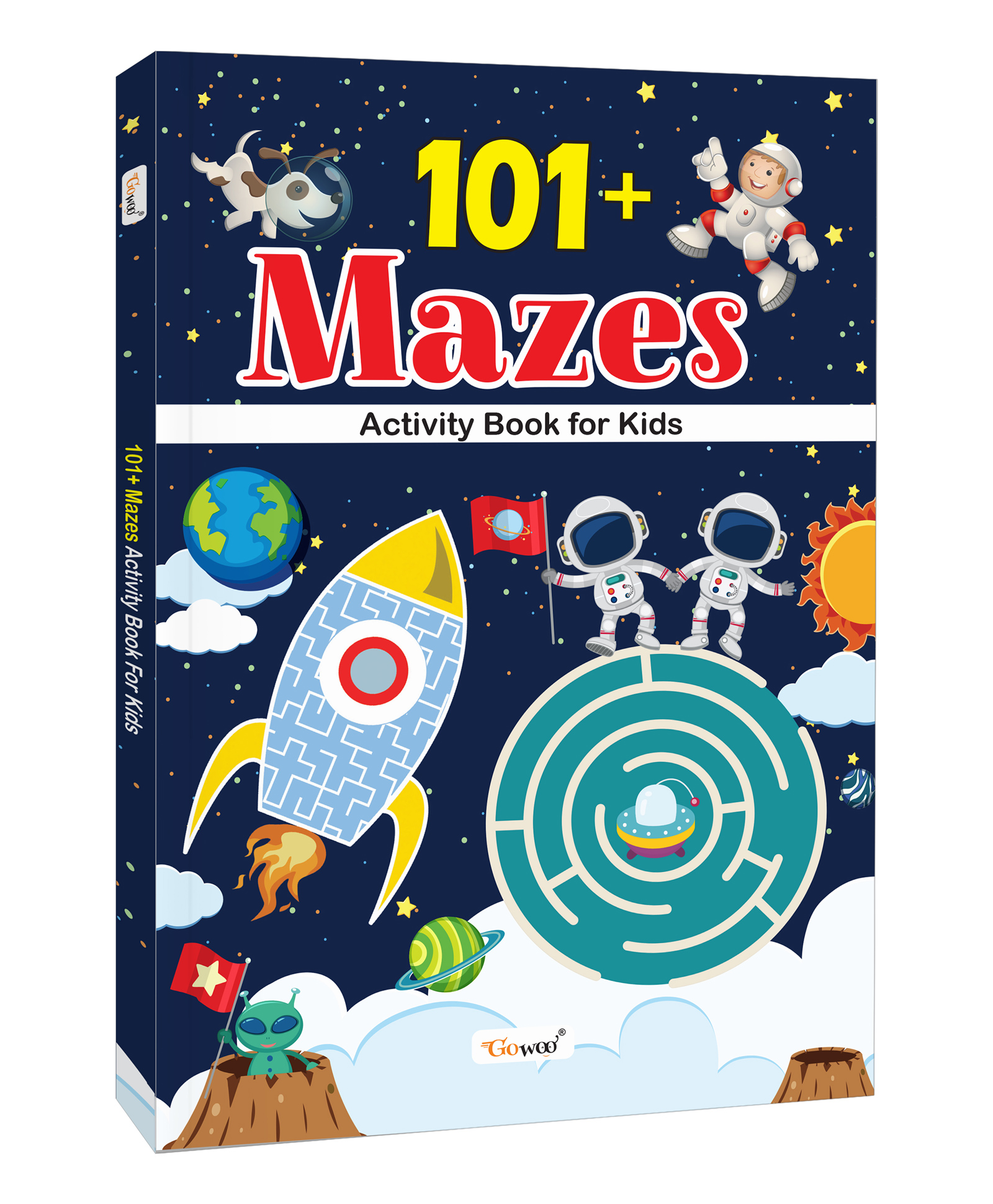 101+ Mazes Activity Book for Kids Book for Preschoolers Workbook for Learning , Brain Boosting Activity Book - English-image-44