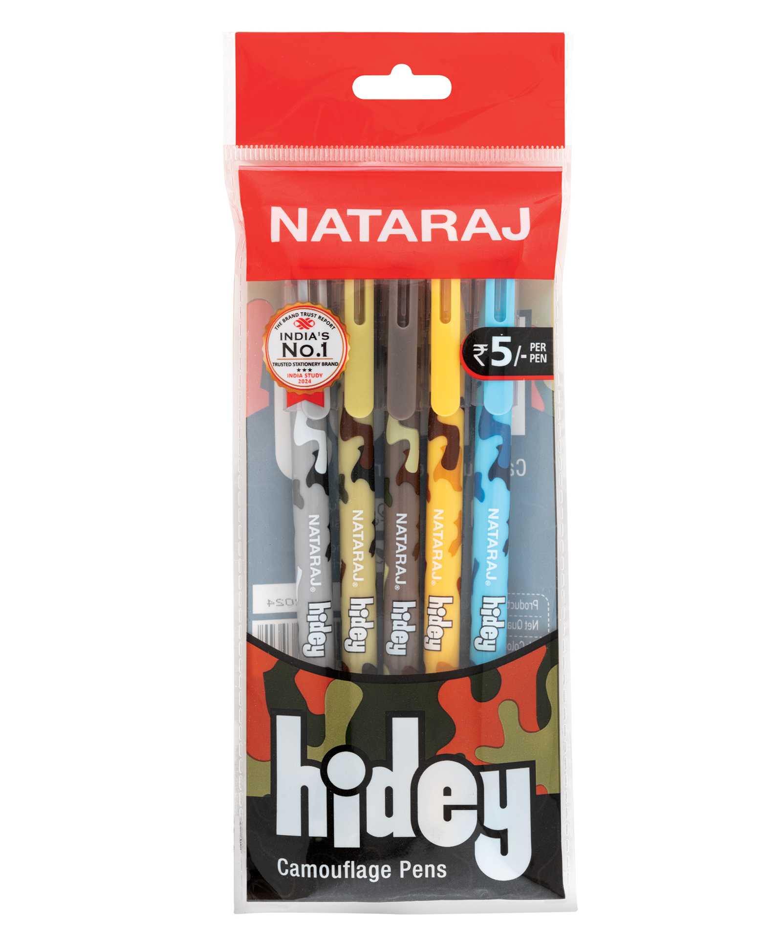 Nataraj Hidey Camouflage Pen - Pack of 5-image-39
