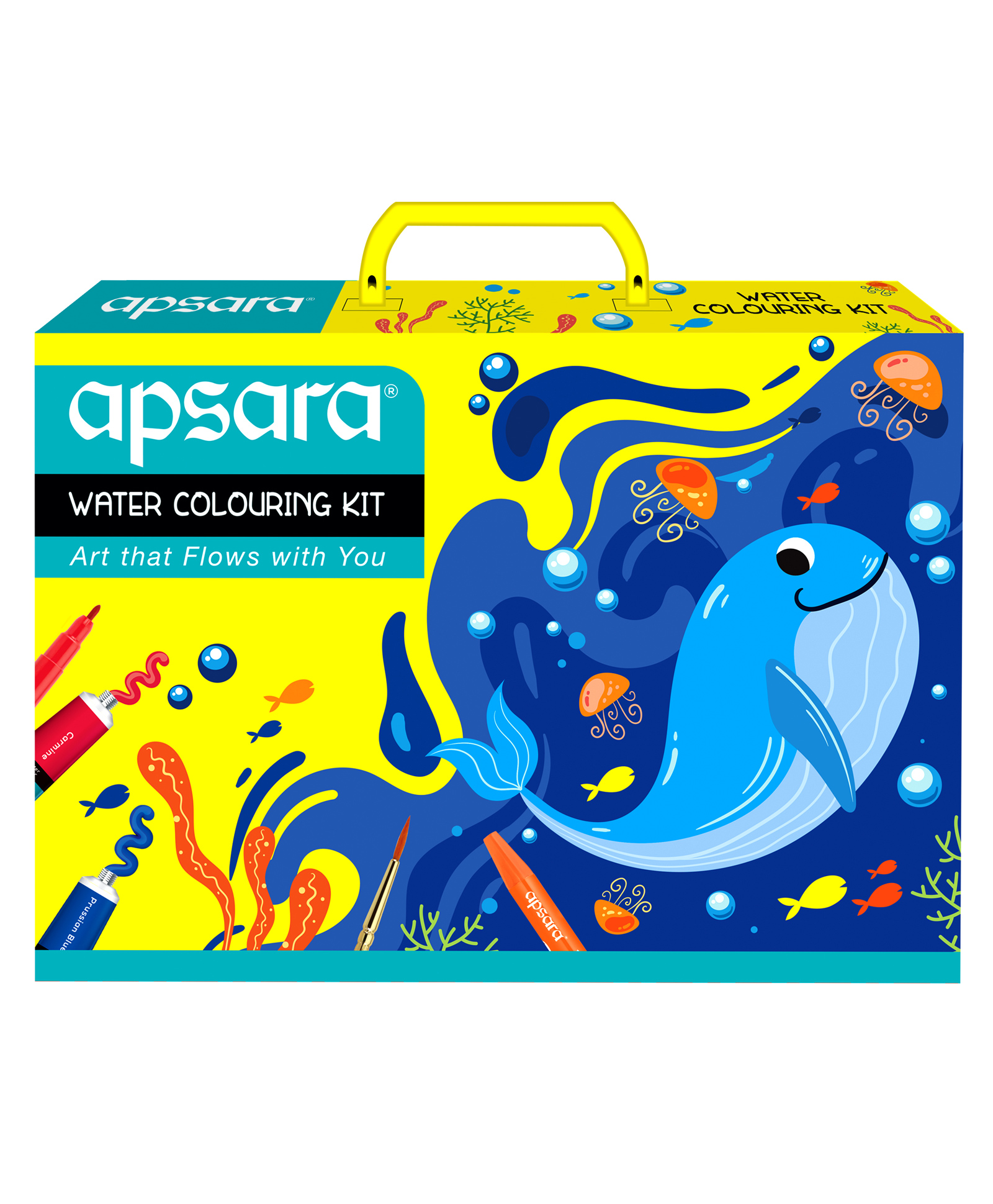 Apsara Water Colouring Kit - Multicolor-image-48