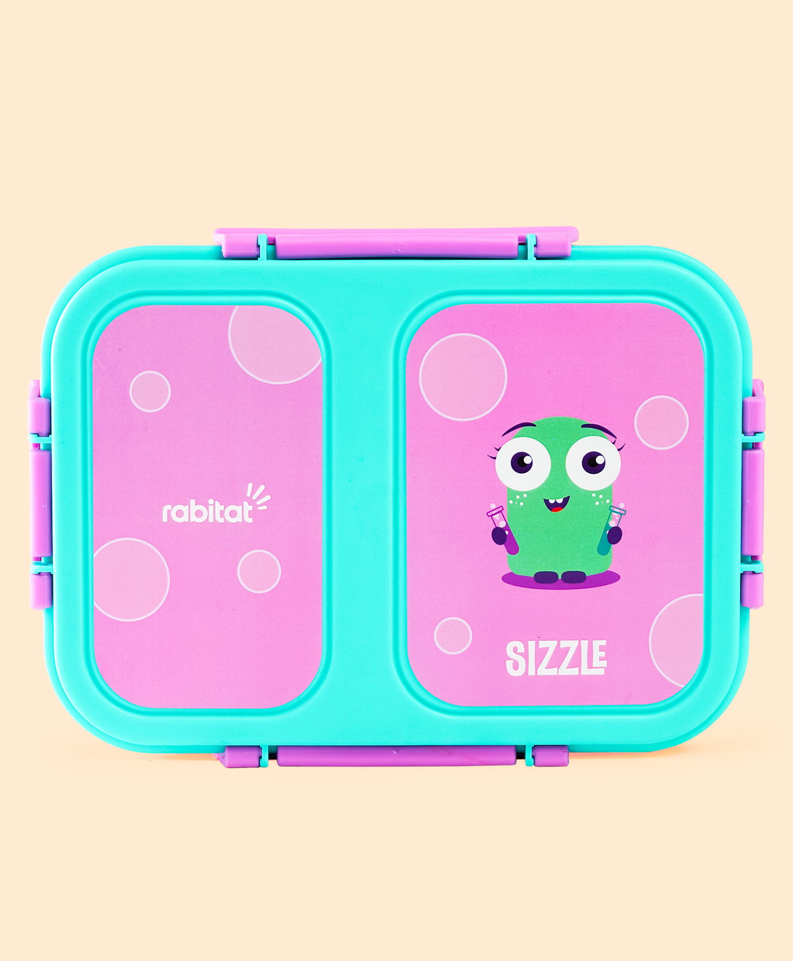 Rabitat Yumzee Smash Stainless Steel Lunchbox - Baby Pink-picture-17