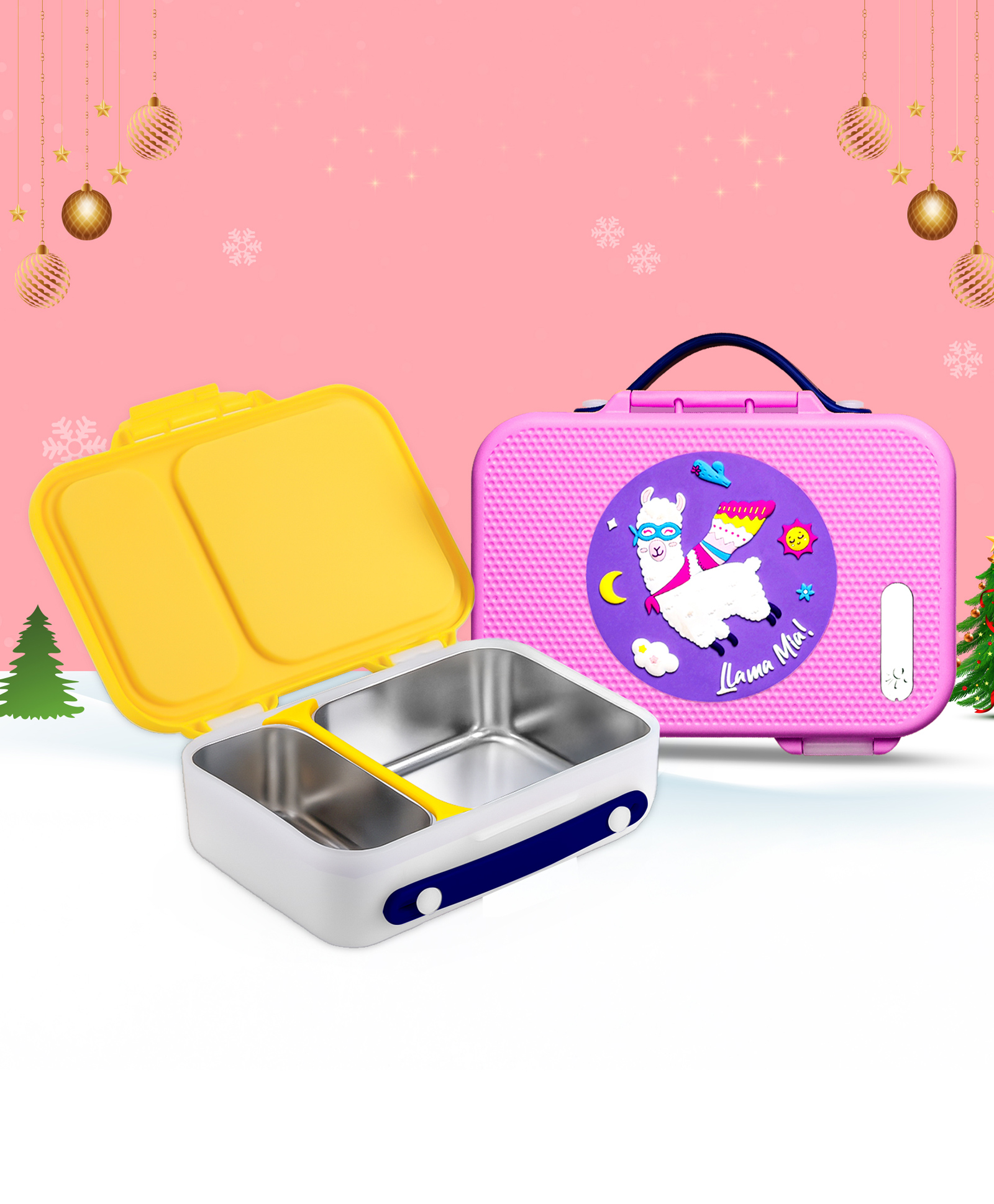 Rabitat Munchbee Pro Stainless Steel Divided Lunch Box - Chatter Box