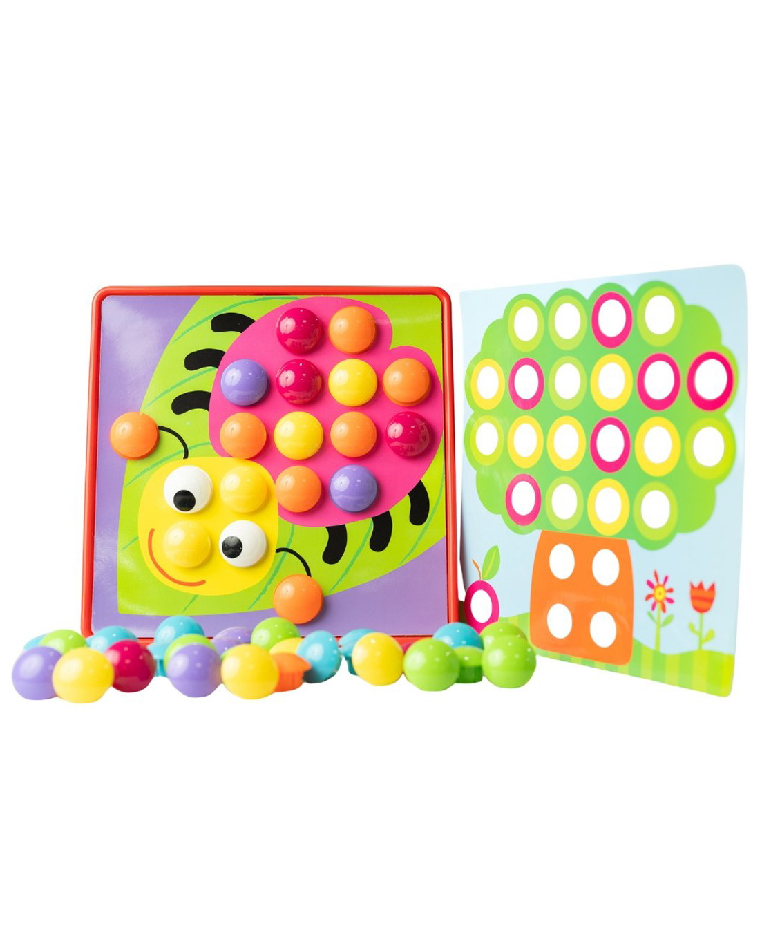 Tak Tak Toys My Genius Art Complete The Design Available in the Sheet With the Help of Beads - Multicolor-picture-16