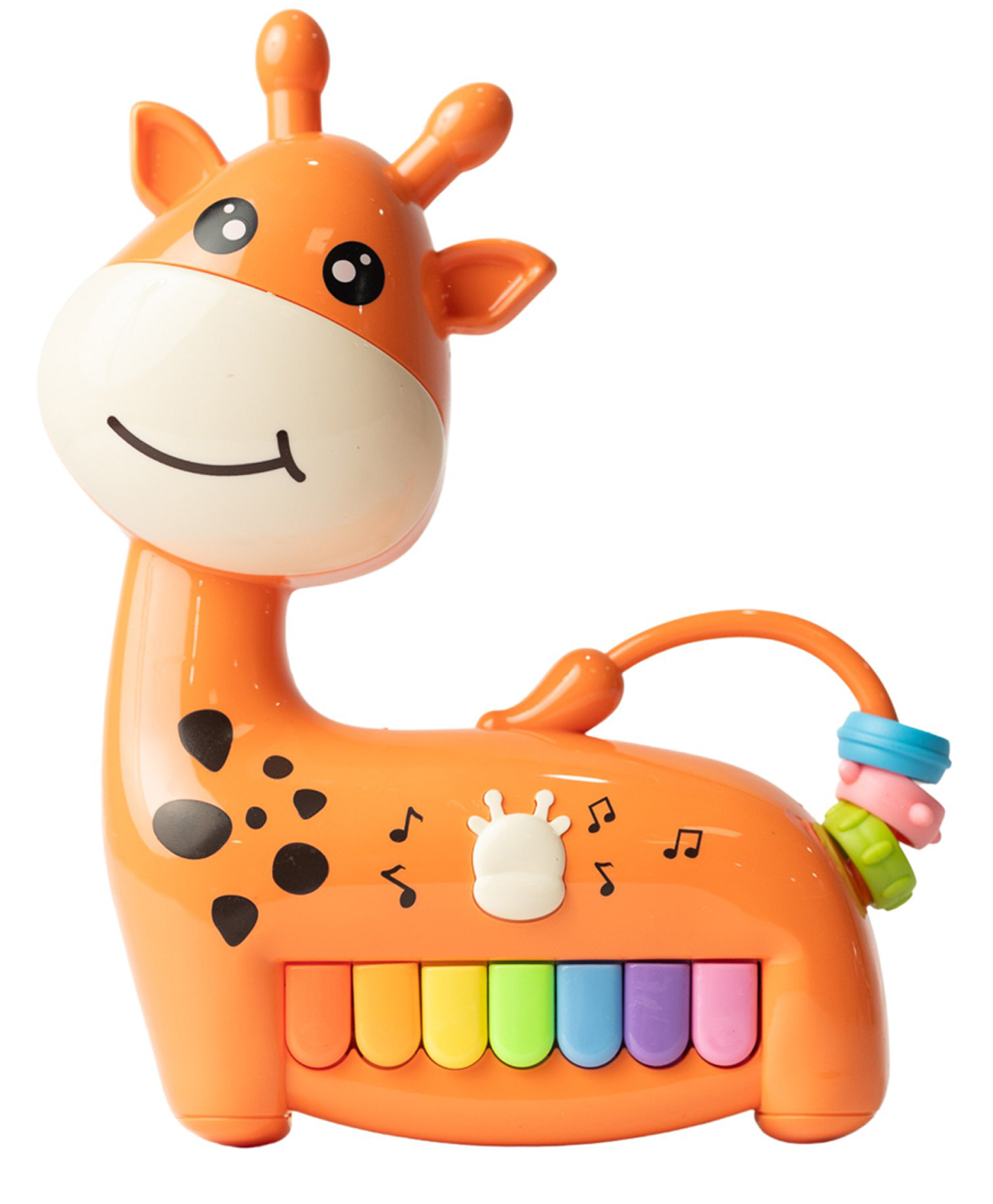 Tak Tak Toys Musical Giraffe Piano with Lsounds - Orange-image-8