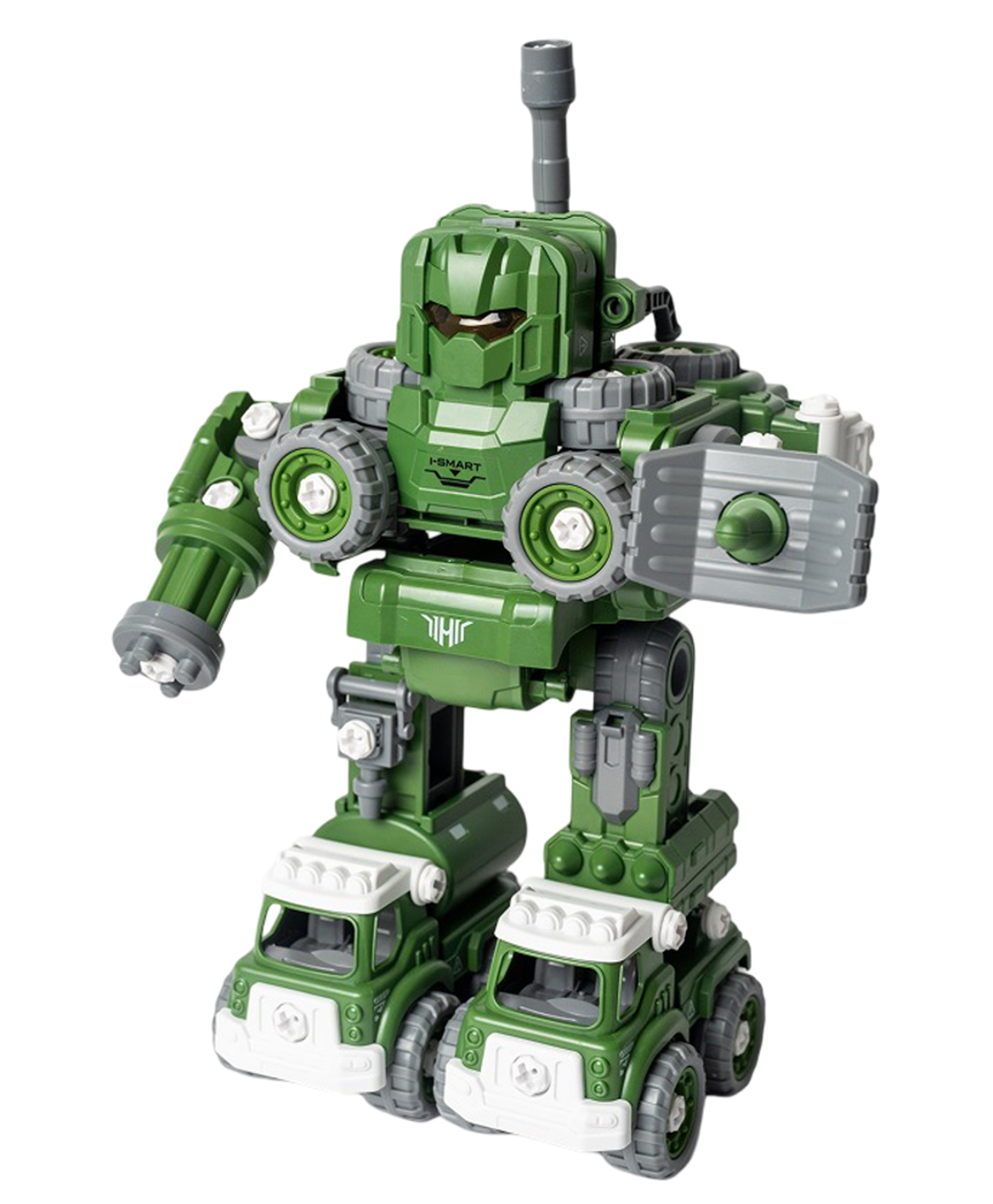 Tak Tak Toys Hyper Morphers The Ultimate Build & Play Police Set 138 Pieces - Green-picture-22