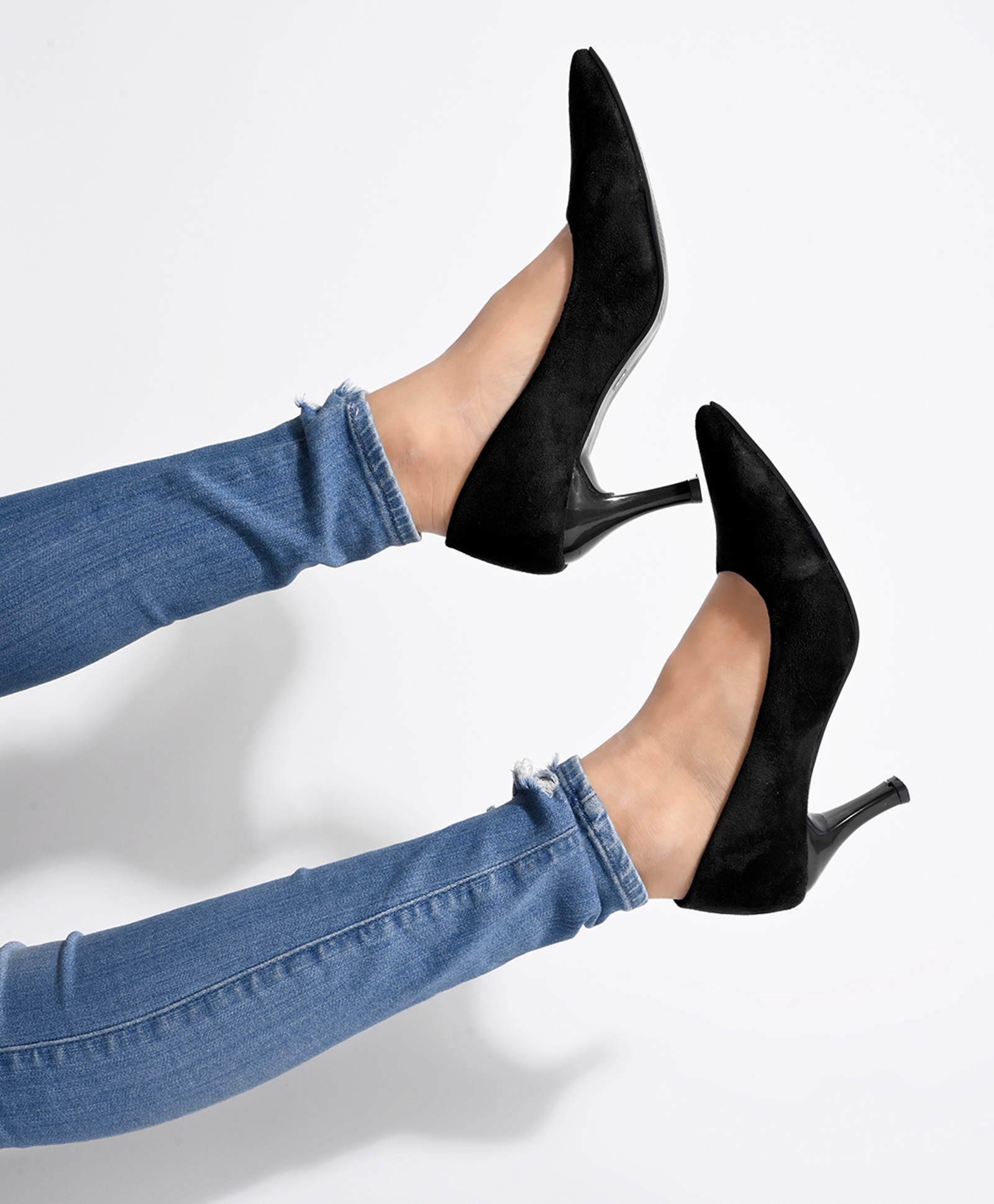 Shoetopia Solid Pumps - Black-picture-25