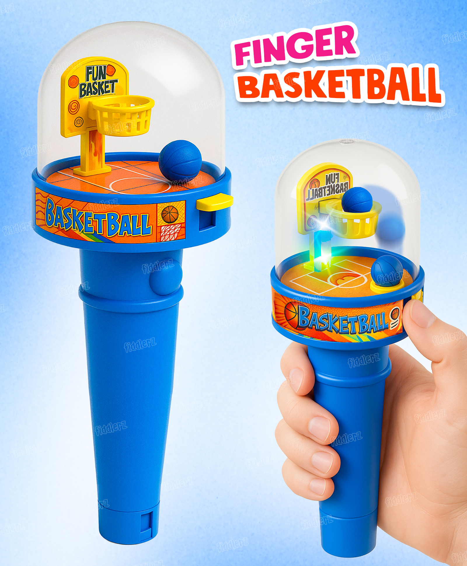 Fiddlerz Mini Finger Basketball Shooting Game for Kids Handheld Basketball Game with Fun Arcade-Style Play Random Color-picture-26