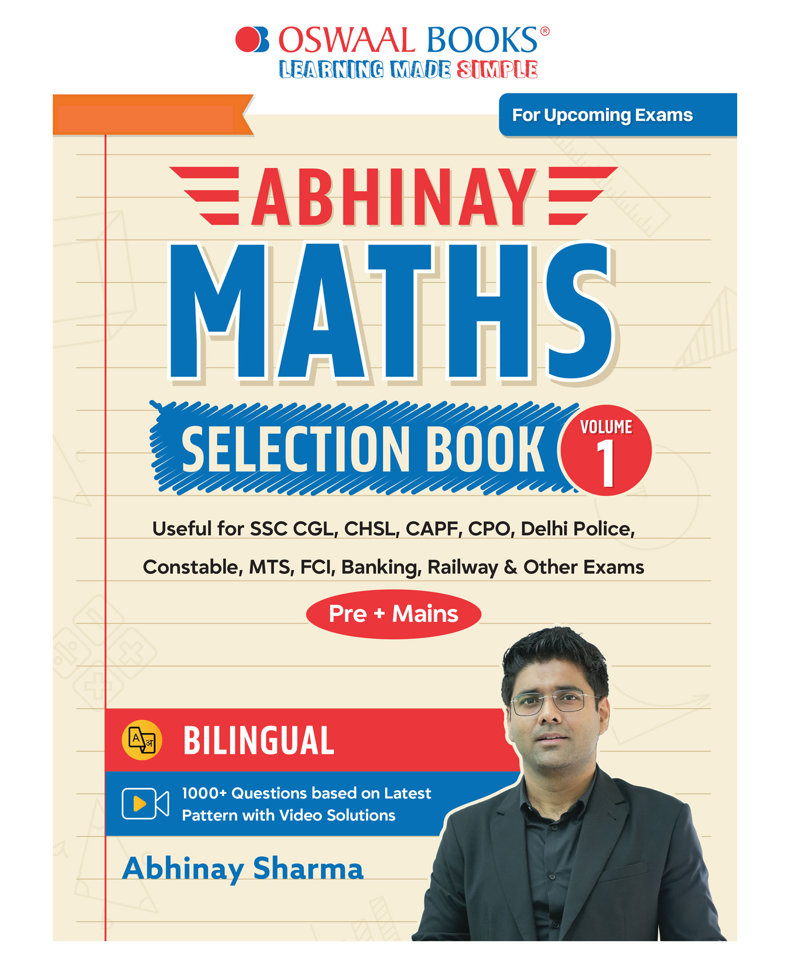 OSWAAL BOOKS Abhinay's Maths Selection Book Vol. 1 Bilingual Workbook for SSC CGL, CHSL, CAPF & All Govt Exams Concept Based Qs with Video Solutions | Geometry, Mensuration, (For Latest Exam)-picture-15