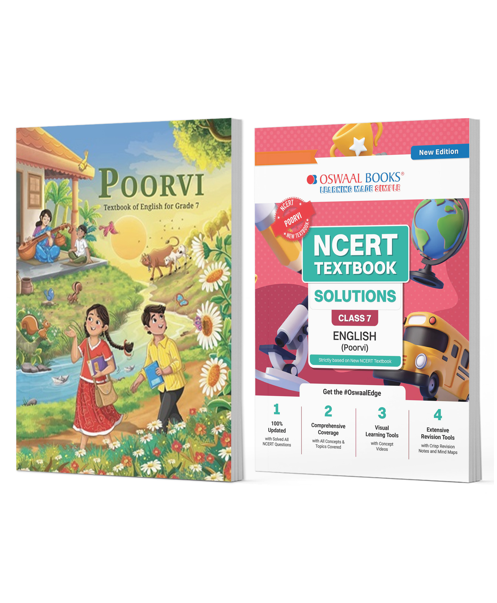 OSWAAL BOOKS NCERT English (Poorvi) Textbook Solutions for Class 7 | Set of 2 Books | Covered Concept, Mind Maps, Mock Papers (Latest NCERT Pattern)-image-41