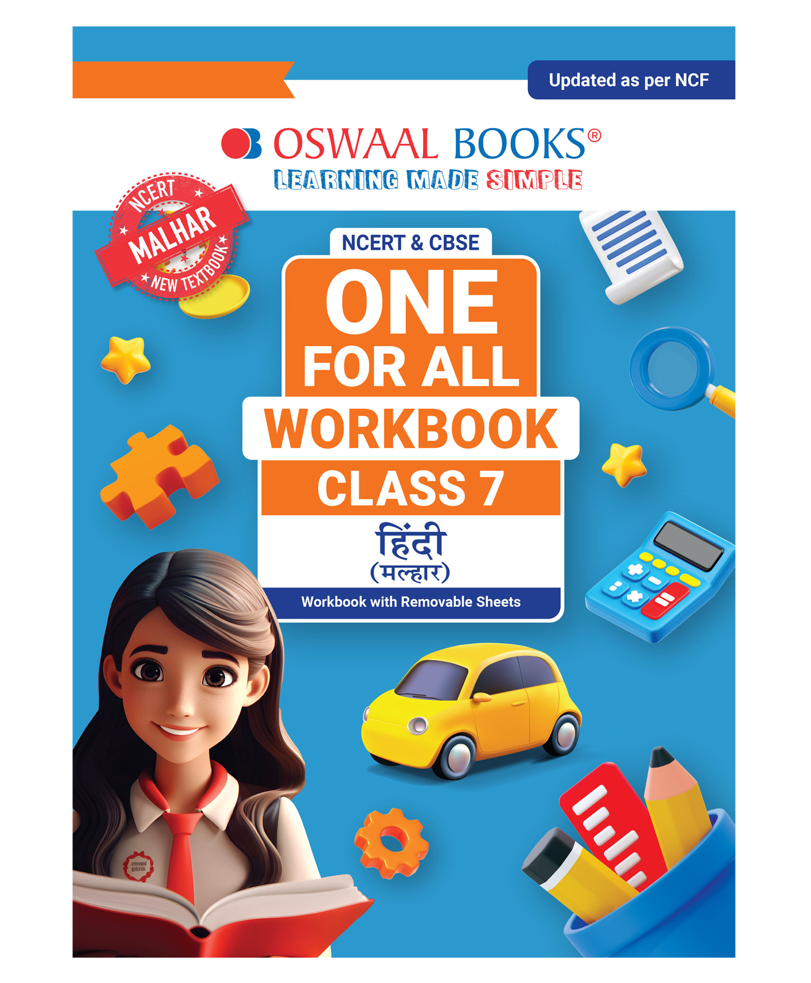 Oswaal Books NCERT & CBSE ONE FOR ALL WORKBOOK Hindi (Malhar) Class 7-image-7