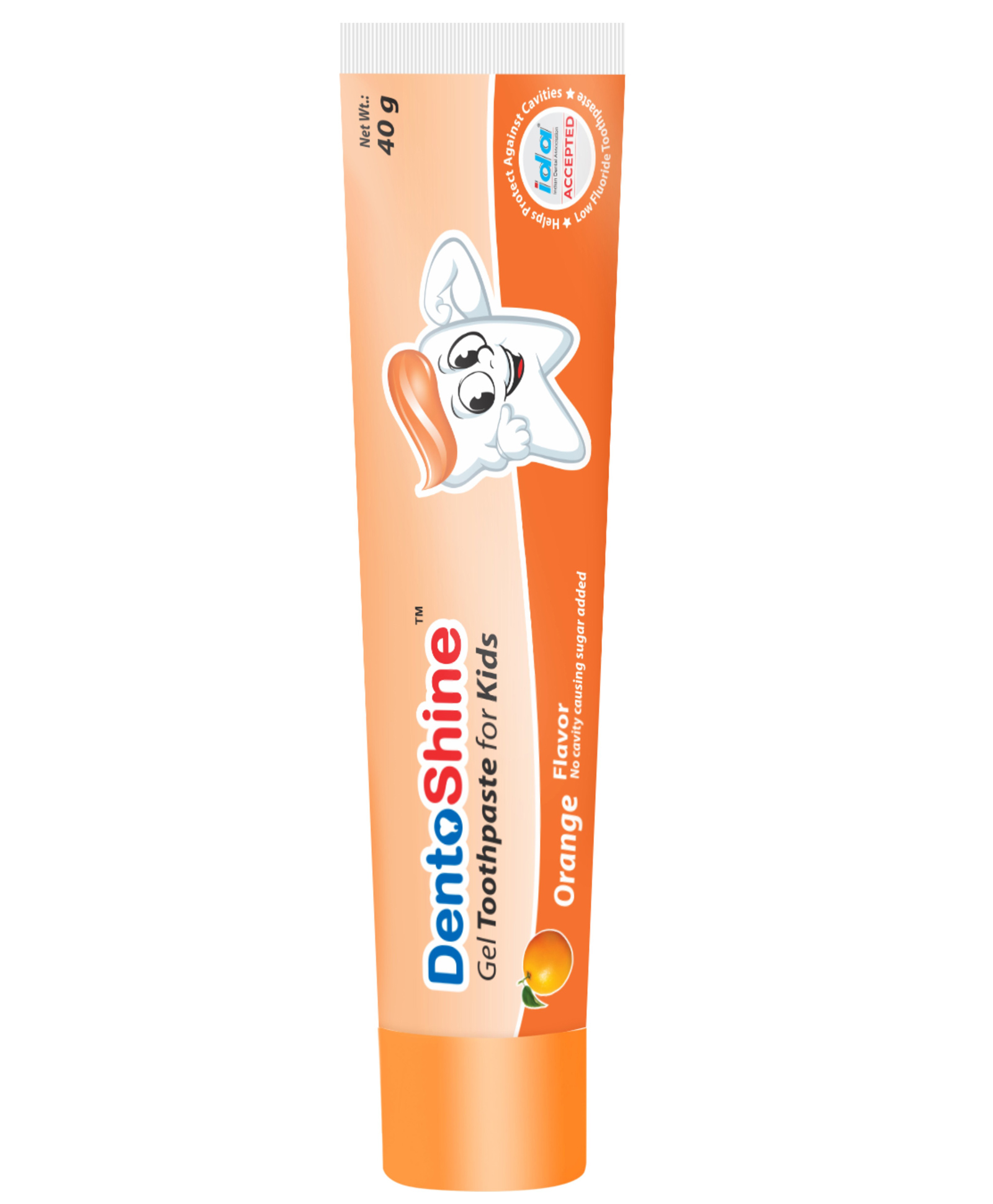 DentoShine Gel Toothpaste for Kids Orange Flavor - 40 g-image-39