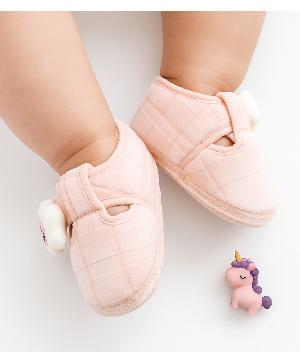 Neska Moda Star Applique Detailed Booties - Baby Pink-image-8