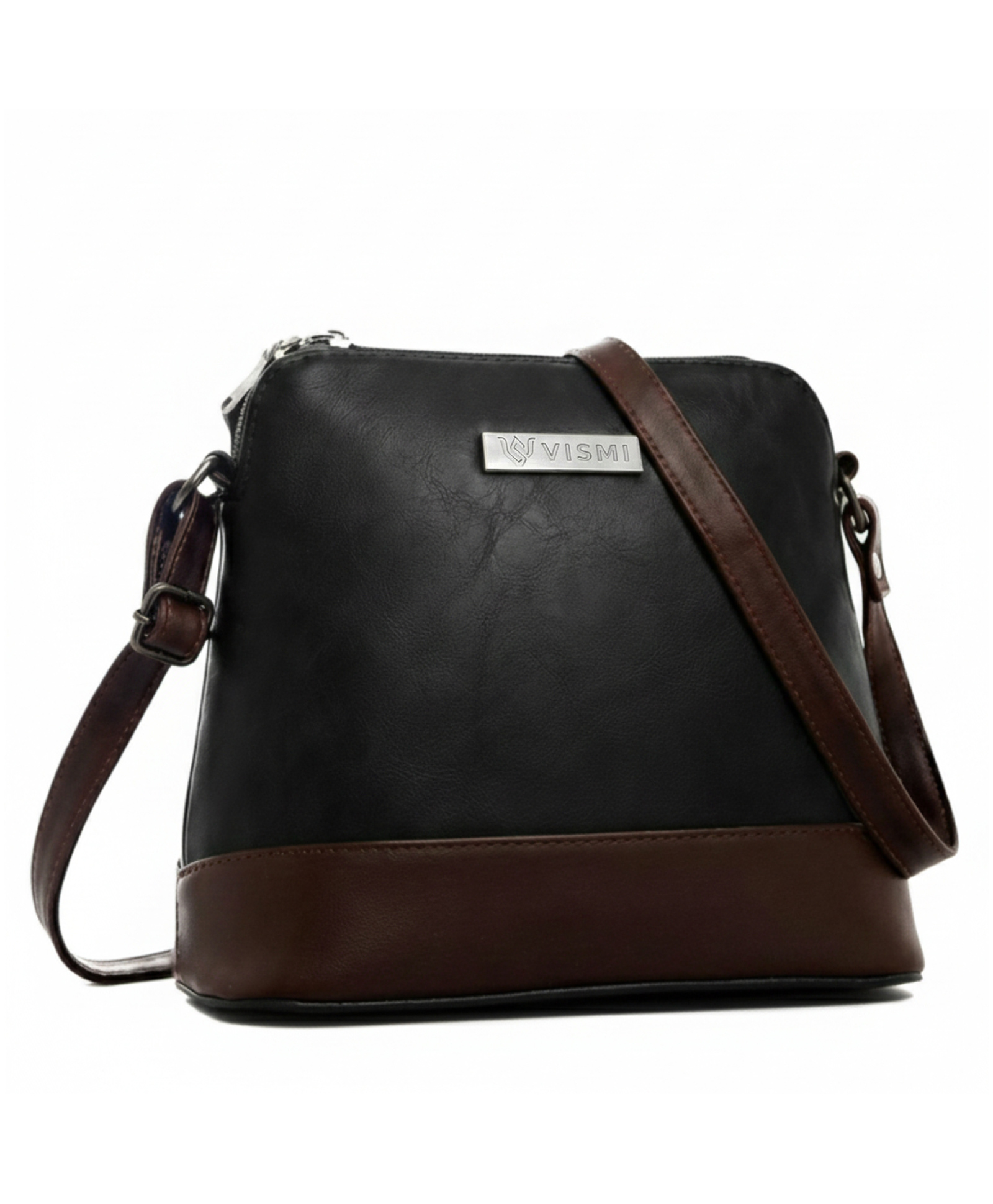VISMIINTREND Shoulder Bag for Women, Girls Stylish Sling Crossbody Bag for Travel, Office & Reguler Use Pu Leather Handbag with Adjustable Strap - Black-image-23