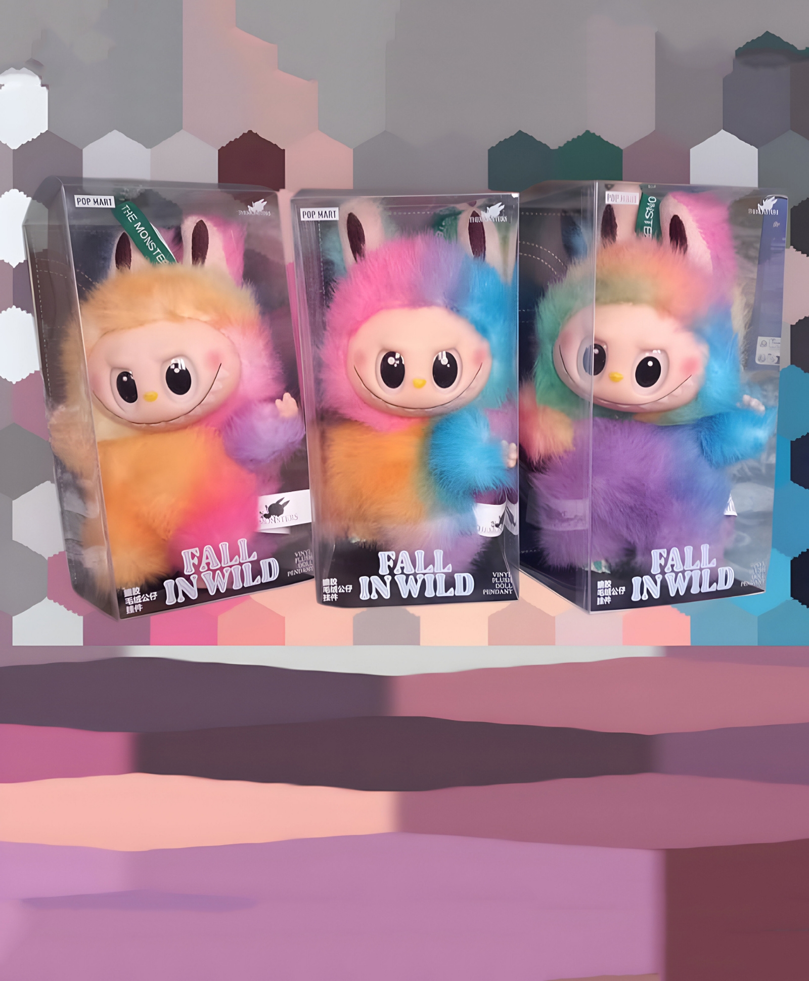 NEGOCIO Labubu The Monsters FALL IN WILD Series-Vinyl Face Blind Box, Random Design Action Figures Collectible Toys - PACK OF 1 - DESIGN MAY VARY - Height 17 cm